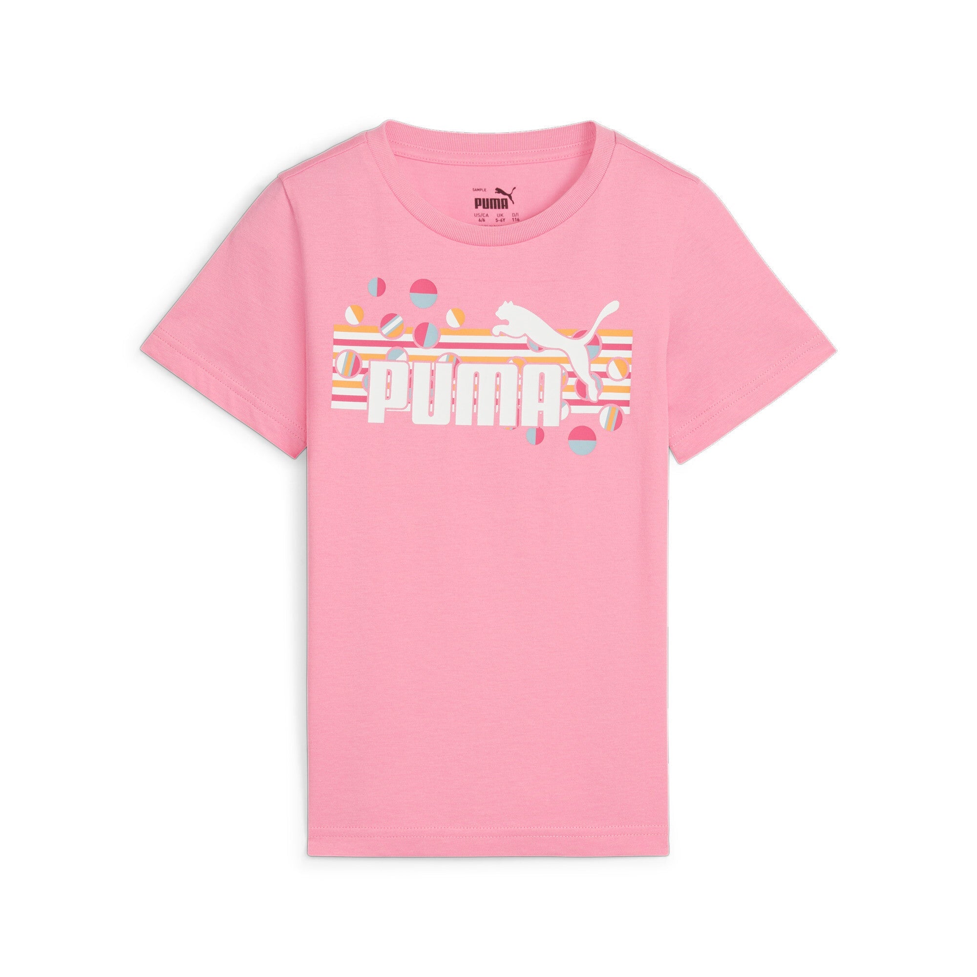 ESS + Summer Camp Tee - 5-6 yrs / Fast Pink - PUMA Apparel THE MIX