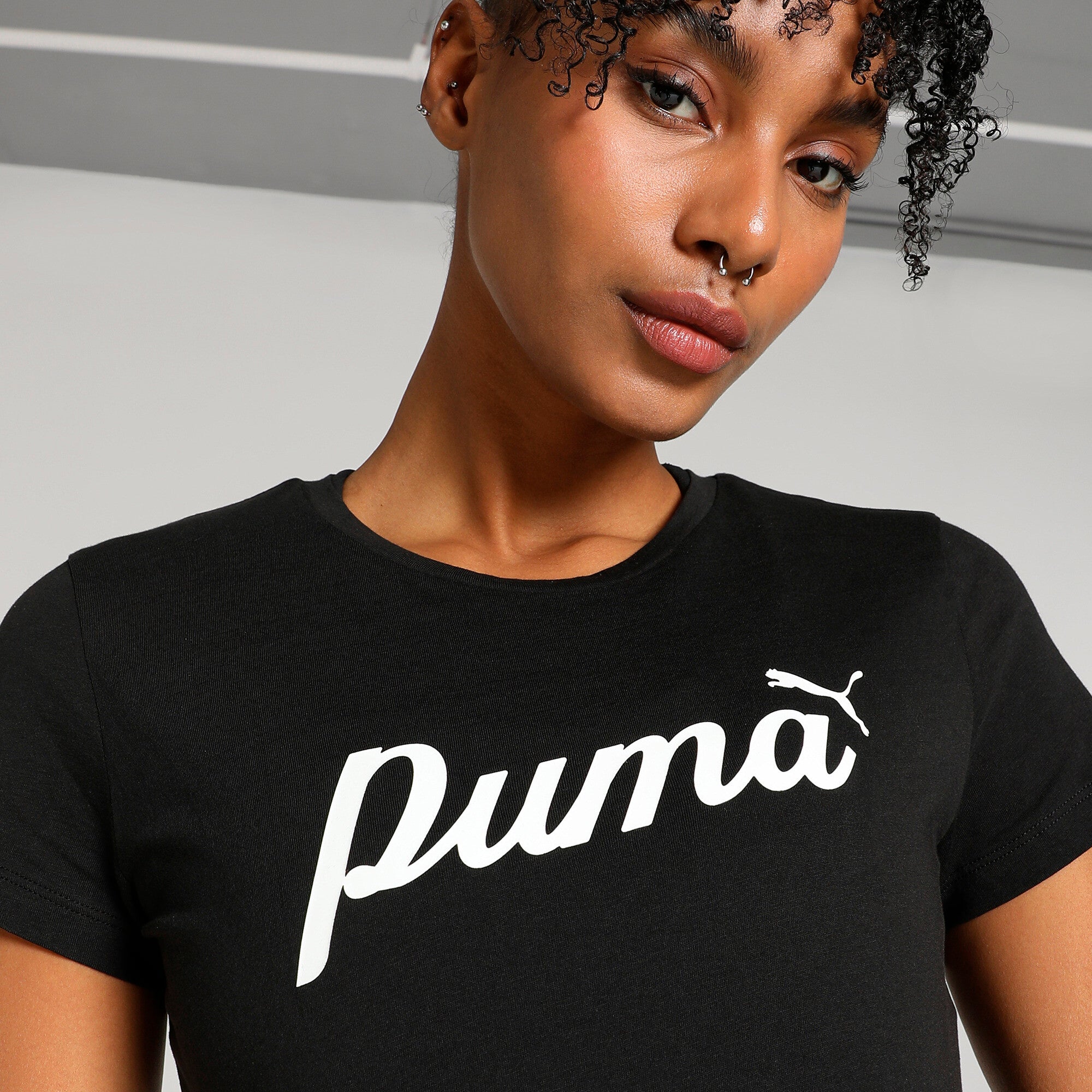 PUMA ESS+ Script Women's Tee