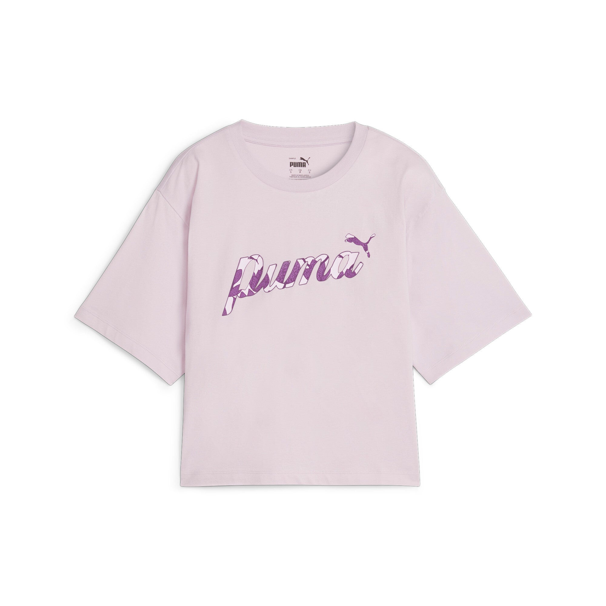 Blossom Short Graphic Tee - XS / Grape Mist - PUMA Apparel THE MIX