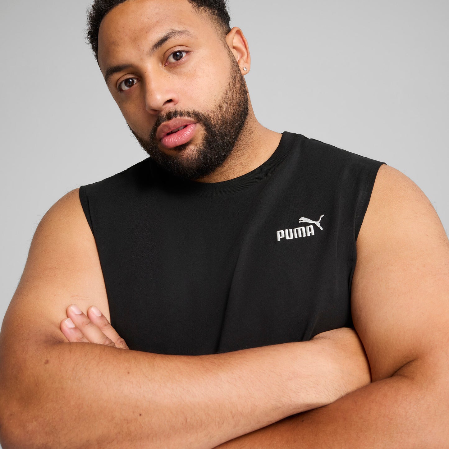 PUMA Essentials No. 1 Logo Sleeveless Tee Men