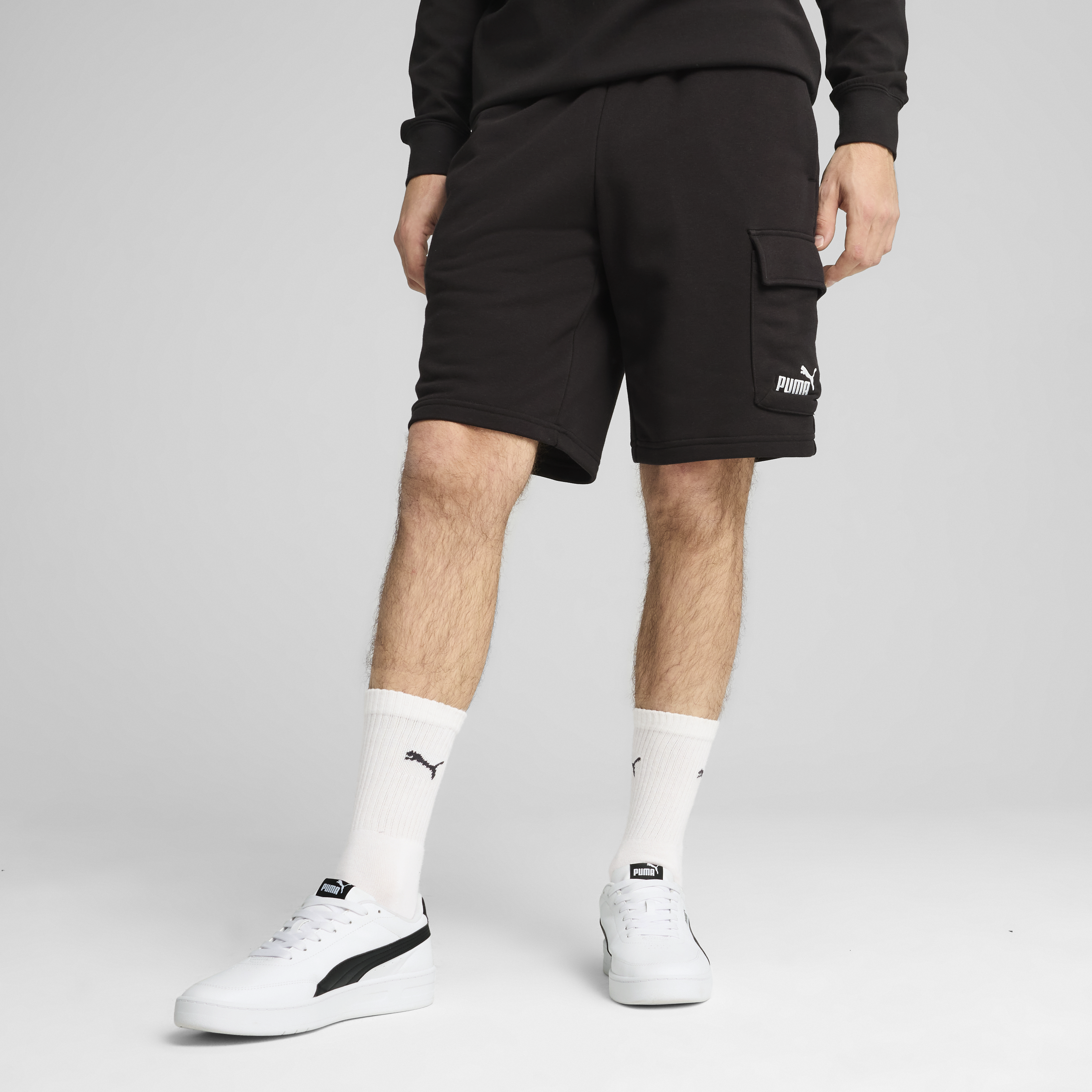 PUMA Essentials No. 1 Logo Cargo 10" Shorts Men