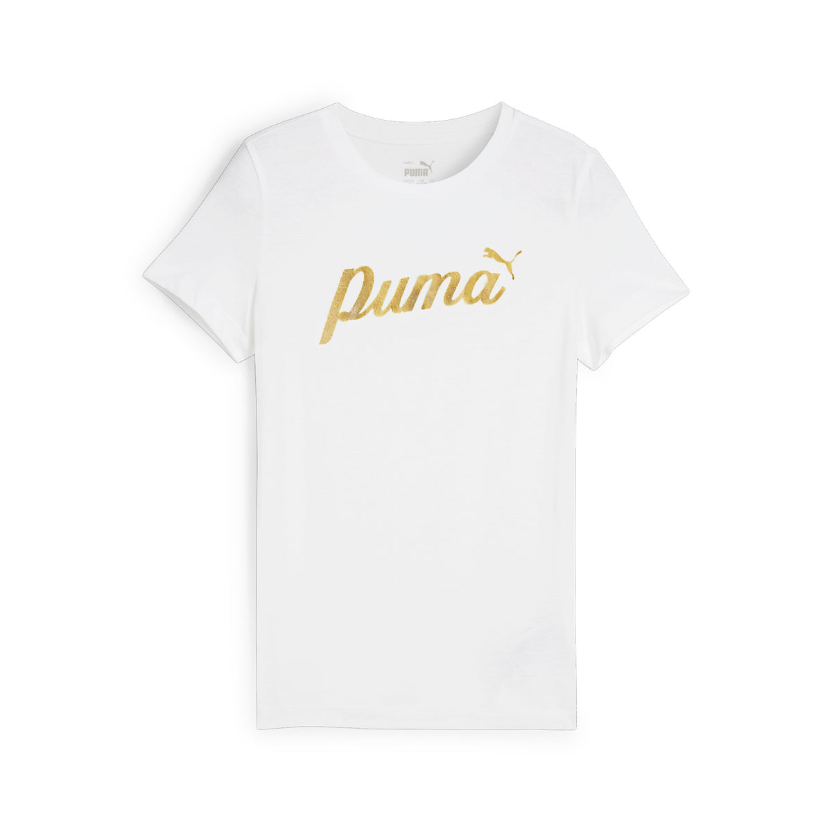 PUMA ESS+ SCRIPT Metallic Tee Youth Children's T-shirt