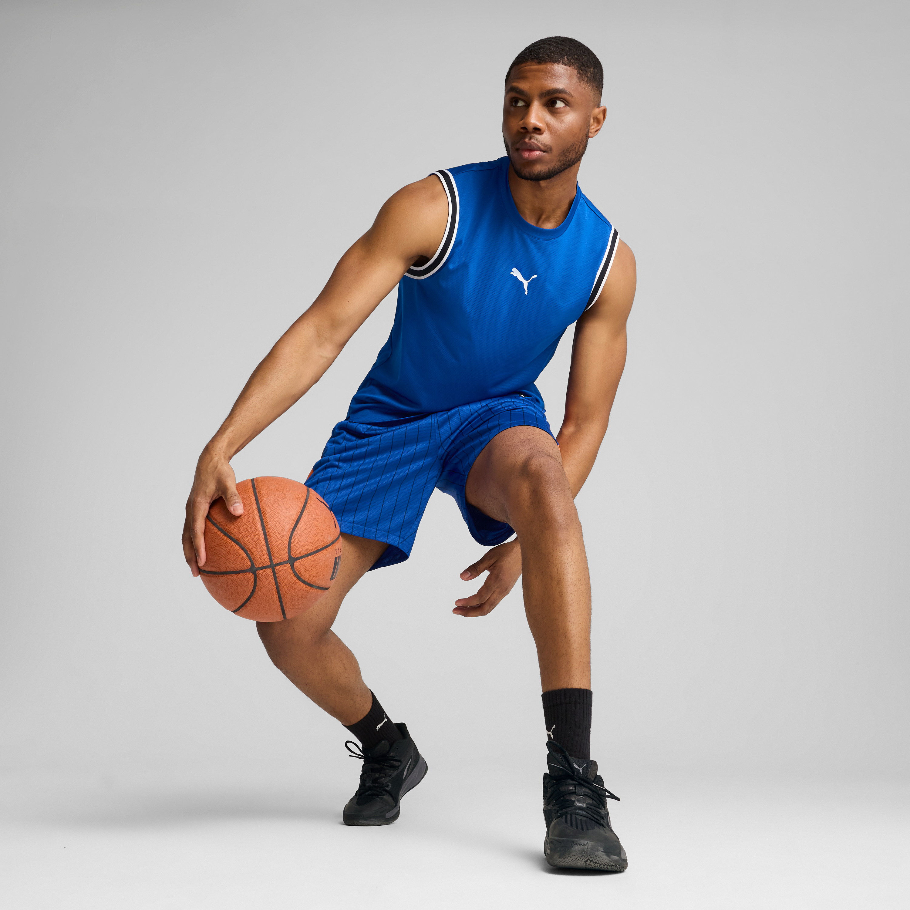 PUMA Winning Shot Men's Mesh Basketball Tank