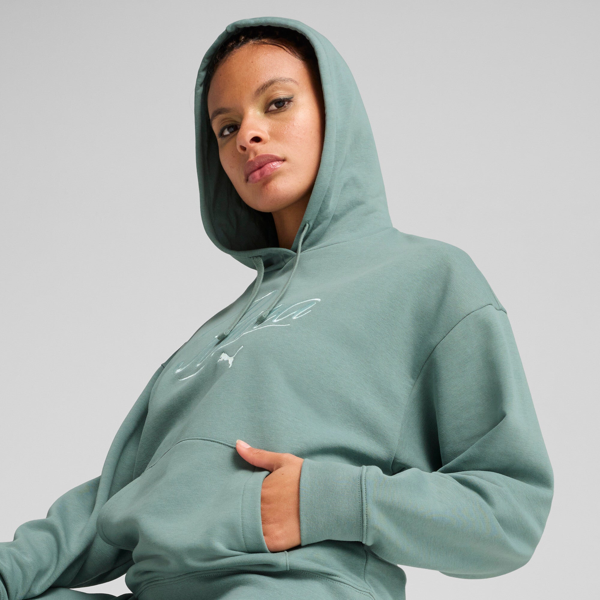 PUMA Essentials Script Women's Comfort Hoodie