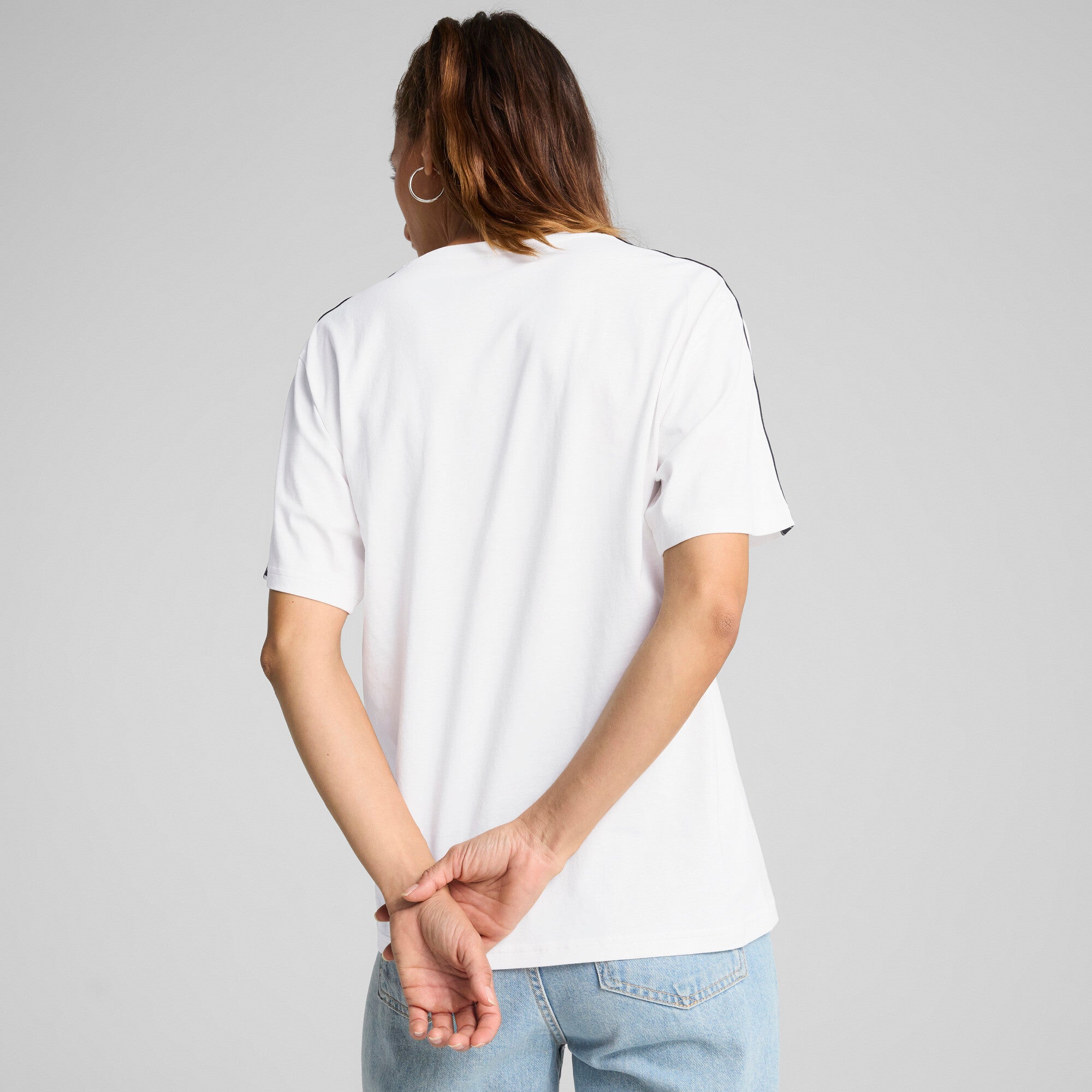 PUMA Essentials Tape Relaxed Tee Women