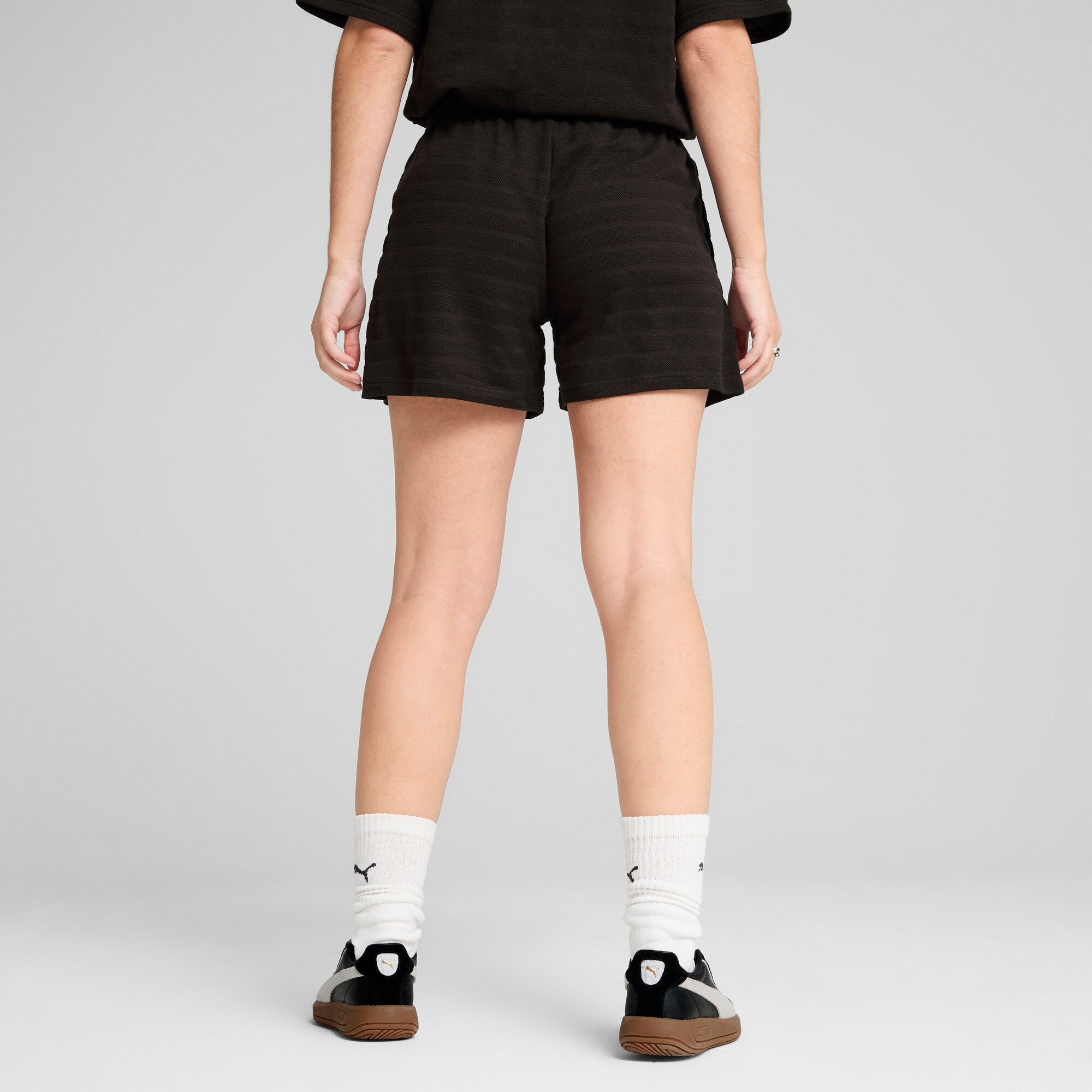 PUMA Essentials Elevated 5" High-Rise Structured Shorts Women