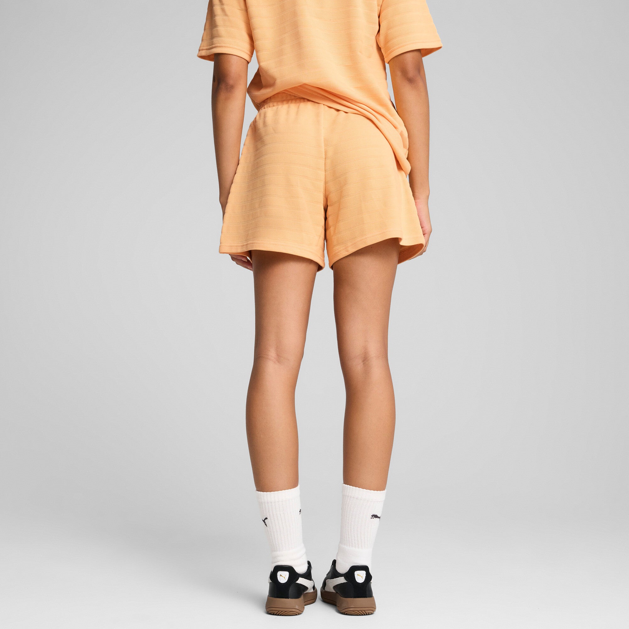 PUMA Essentials Elevated 5" High-Rise Structured Shorts Women