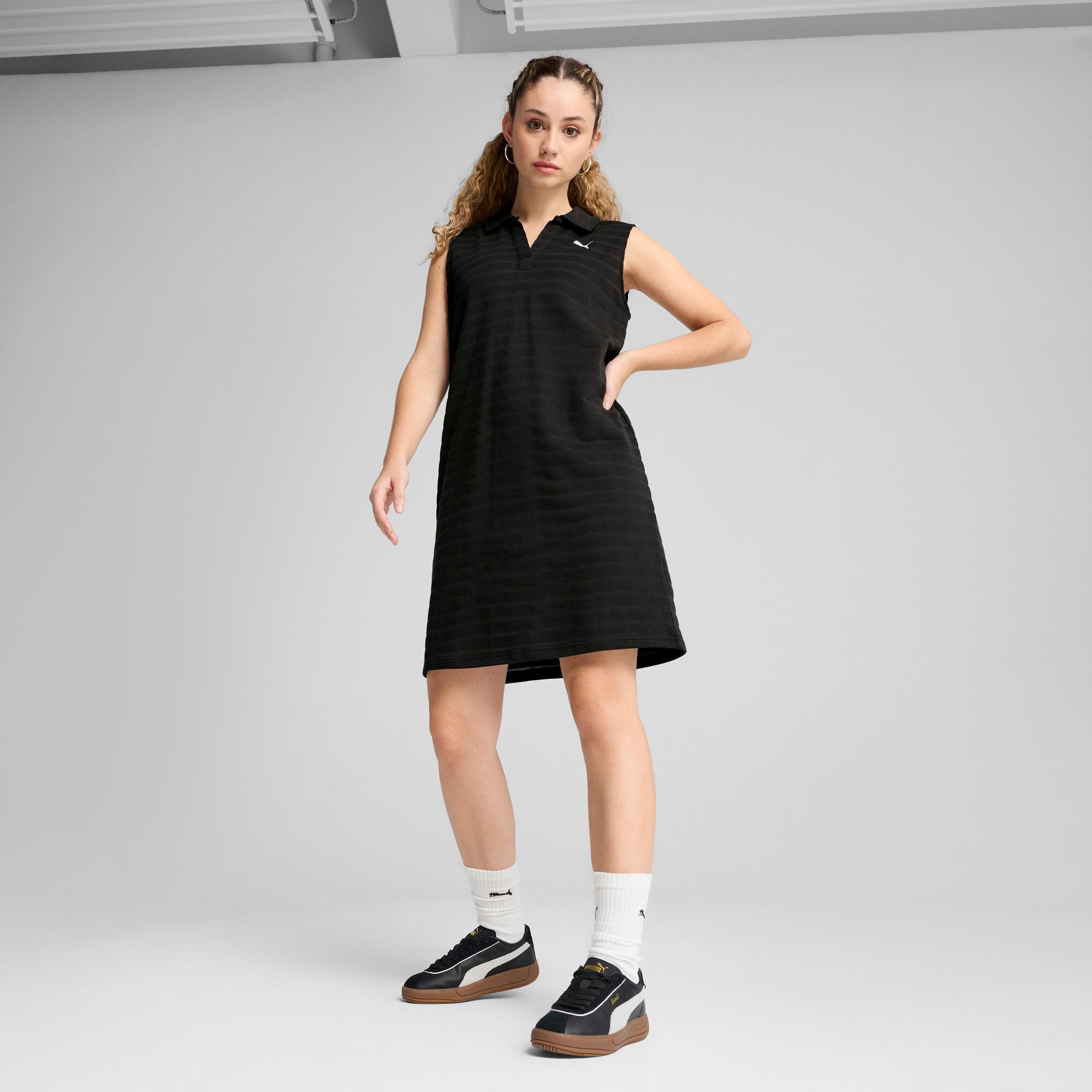 PUMA Essentials Elevated Relaxed Structured Sleeveless Dress Women