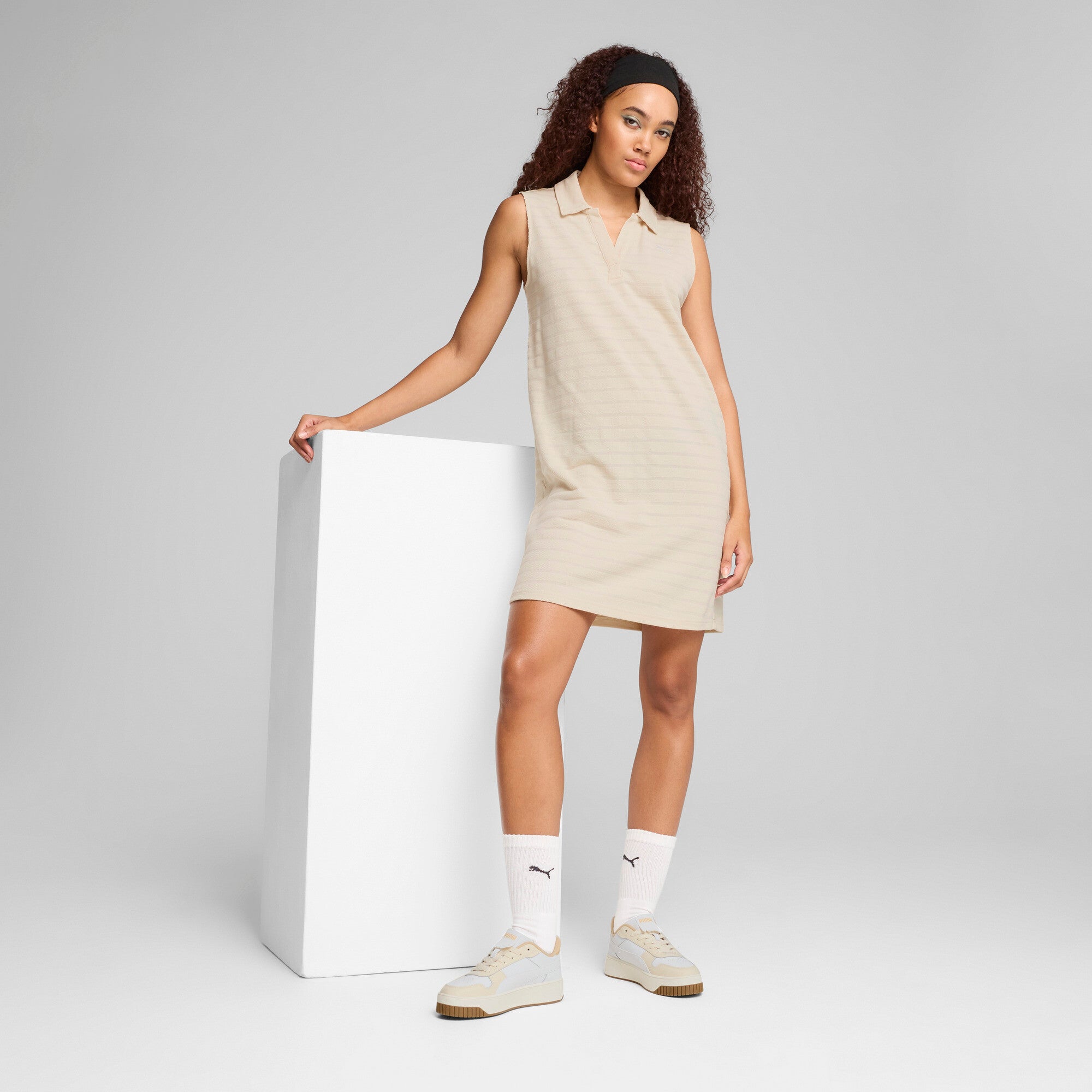 PUMA Essentials Elevated Relaxed Structured Sleeveless Dress Women
