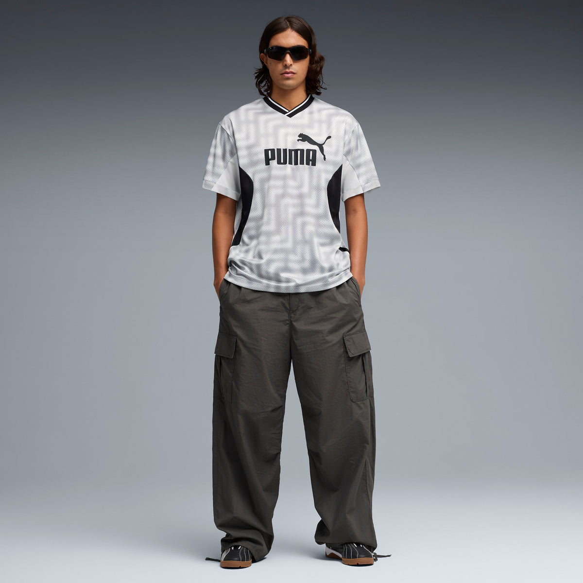 PUMA Essentials Block Relaxed Football Jersey Men