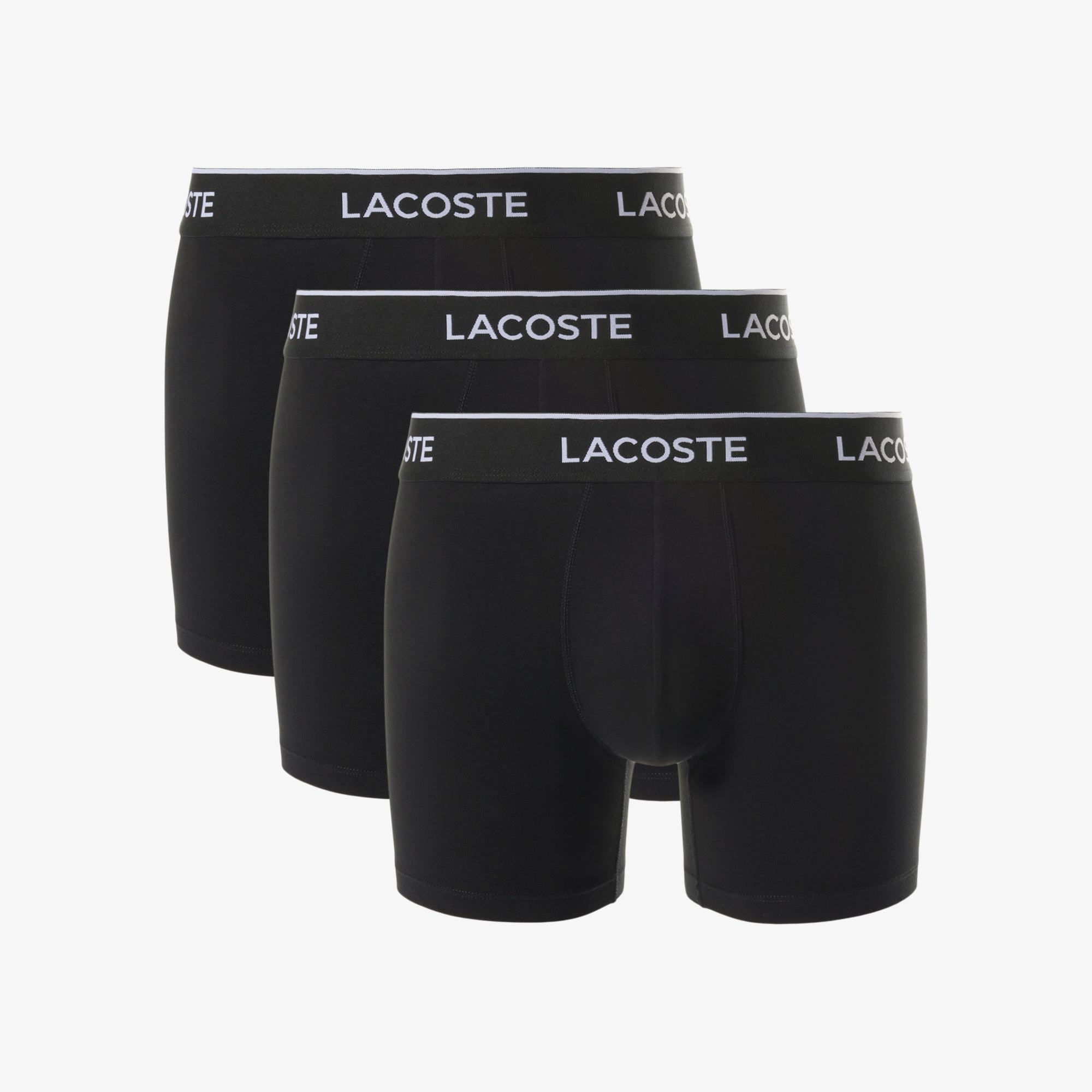 LACOSTE Men's Cotton Jersey Boxer Briefs 3-Pack