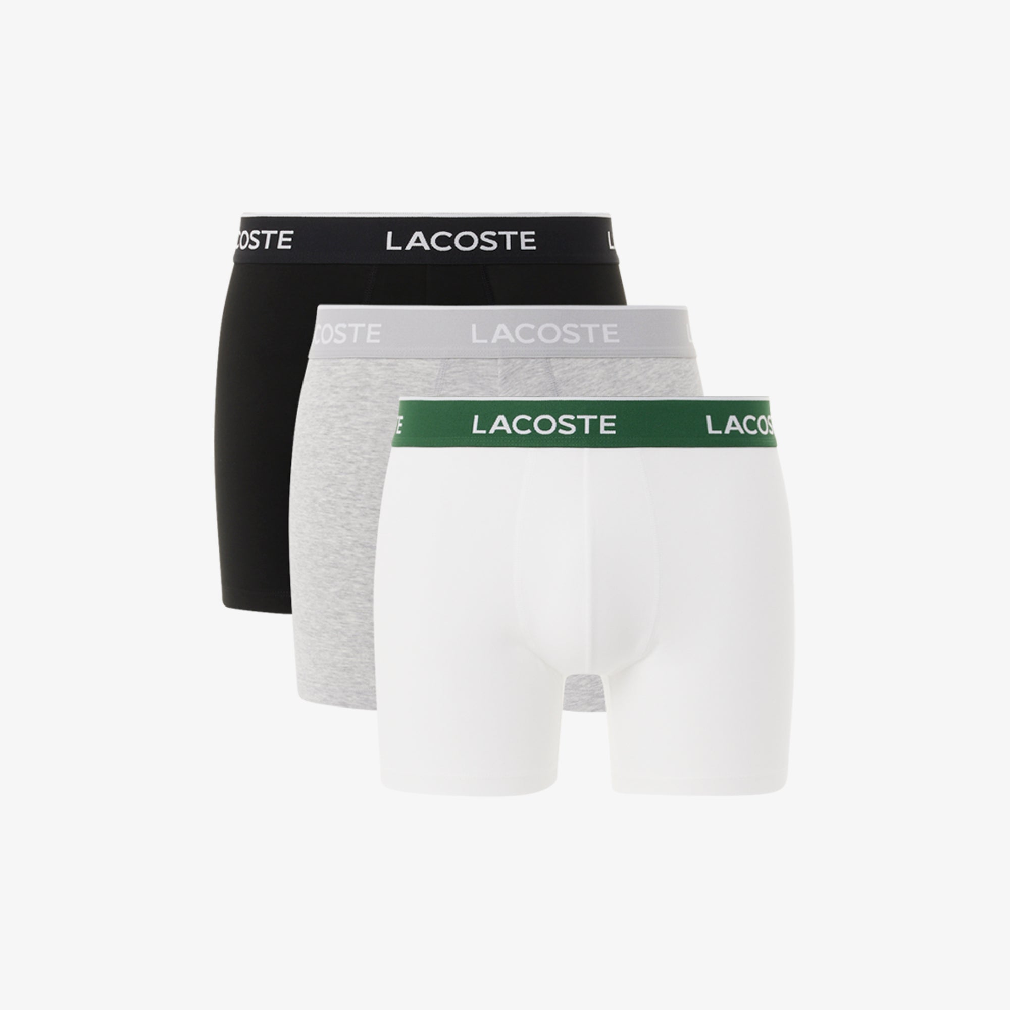 LACOSTE Men's Cotton Jersey Boxer Briefs 3-Pack