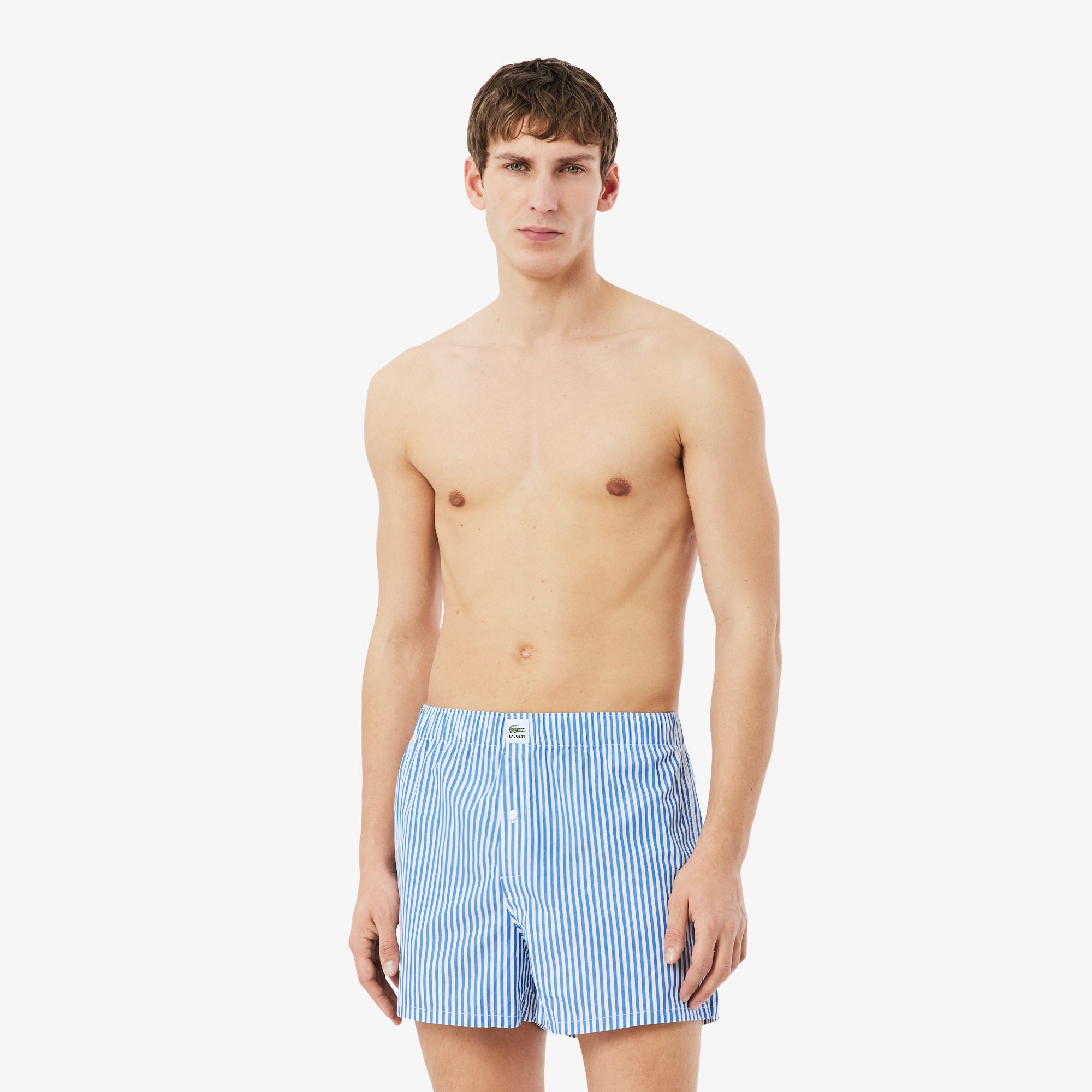 LACOSTE 2-Pack Cotton Poplin Boxers