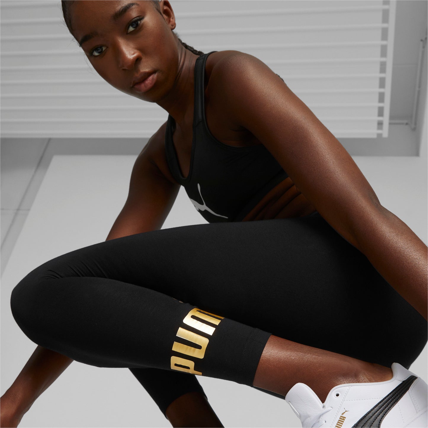 PUMA Essentials+ Metallic Leggings Women