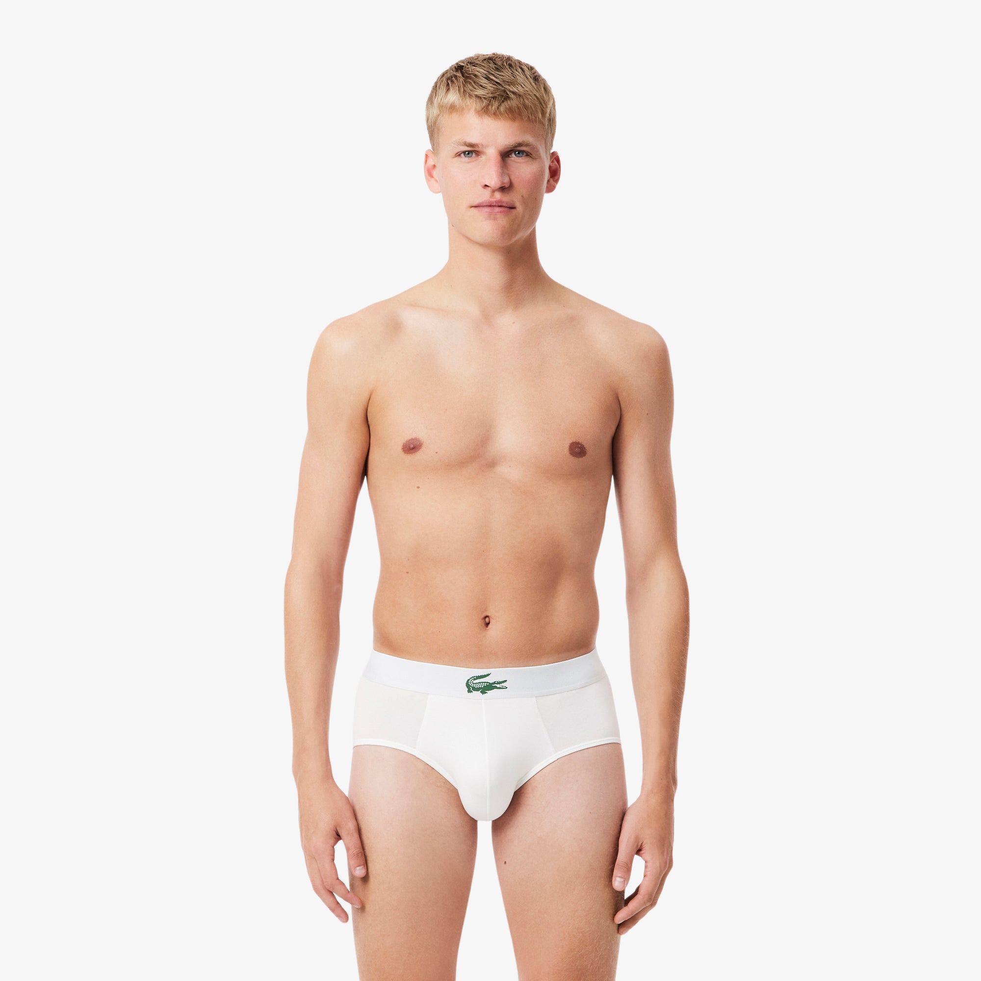 LACOSTE 3-Pack Stretch Jersey Briefs