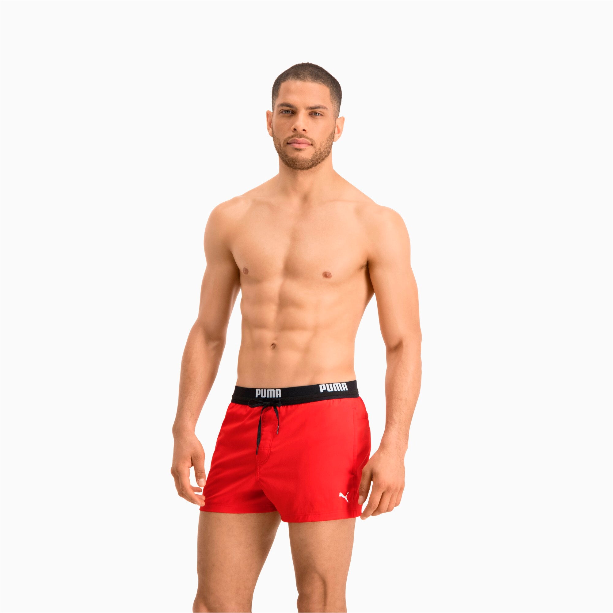 PUMA Logo Men's Short Length Swimming Shorts