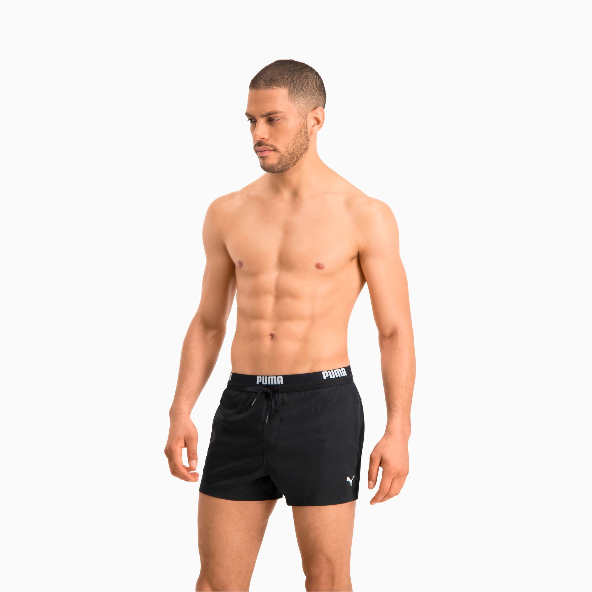 PUMA Logo Men's Short Length Swimming Shorts