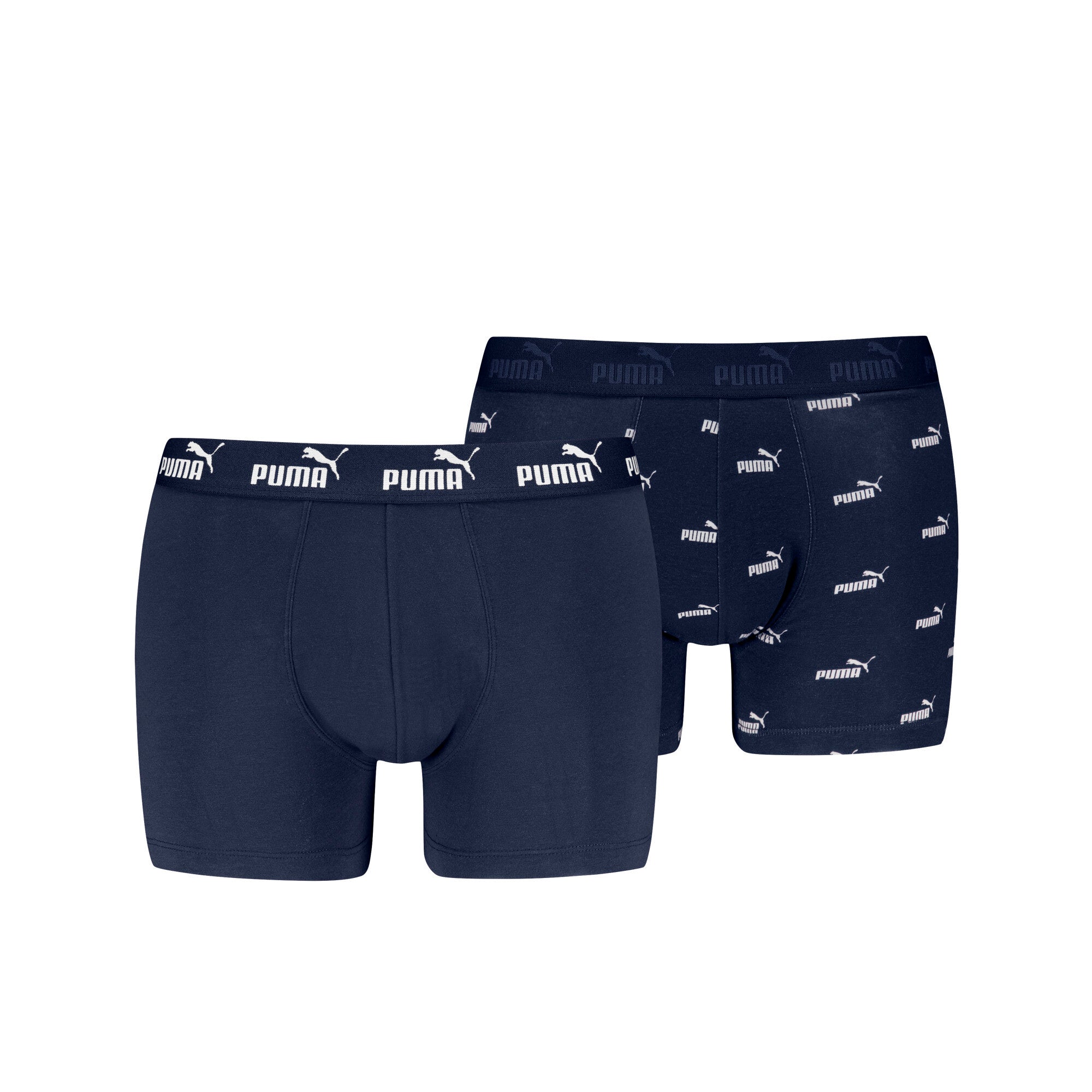 PUMA Elements Men Logo Print Boxers 2P