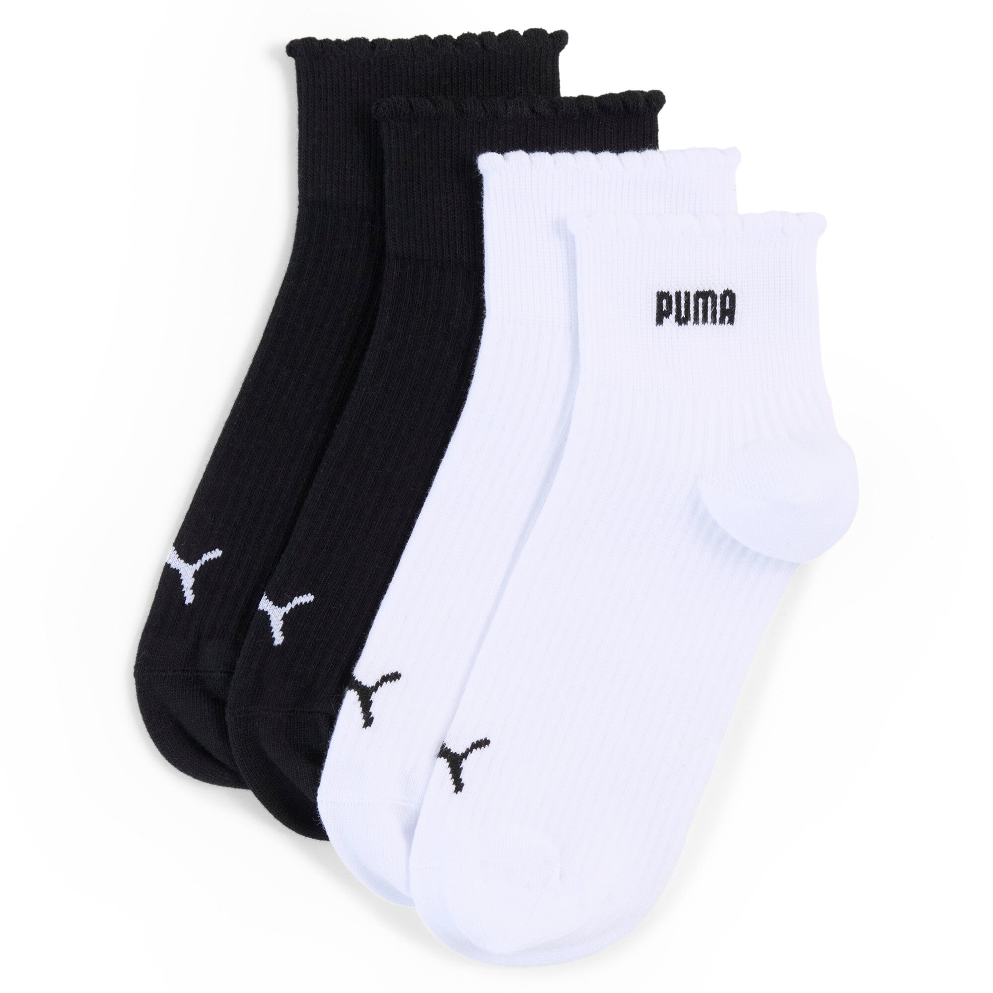 PUMA Women's Quarter Socks (2-Pack)