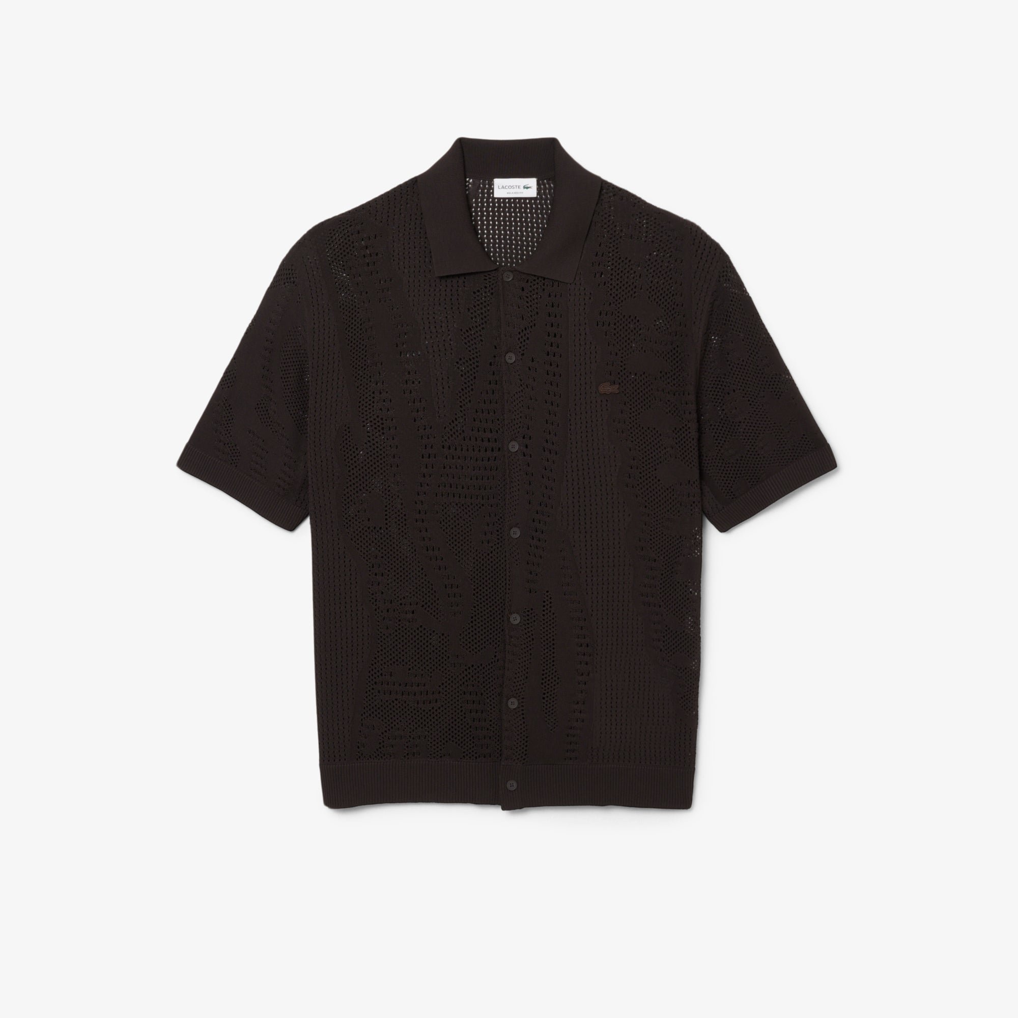 LACOSTE Lacy Knit Crocodile Shirt