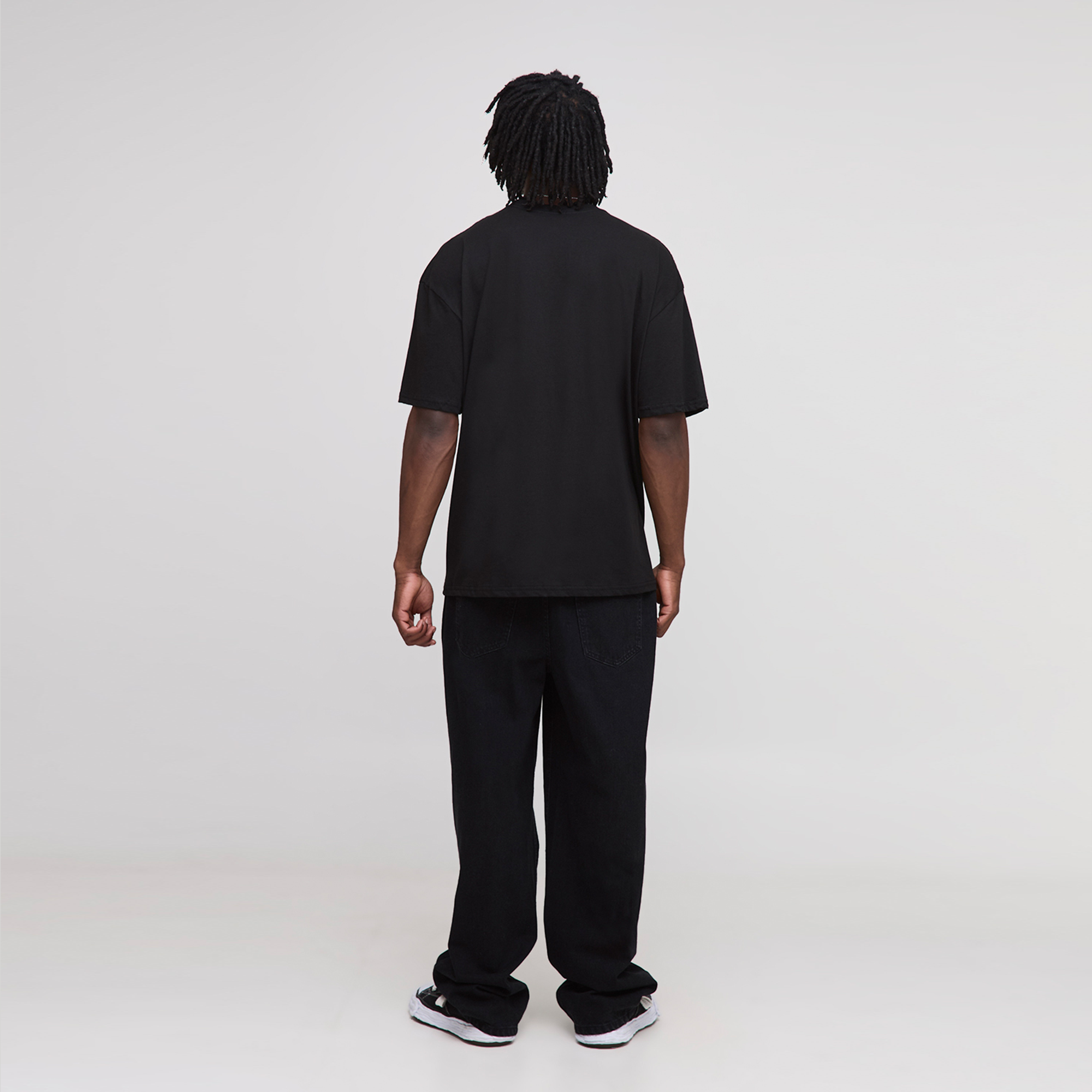 BOOHOOMAN Tall Oversized Cross Embroidery T-Shirt