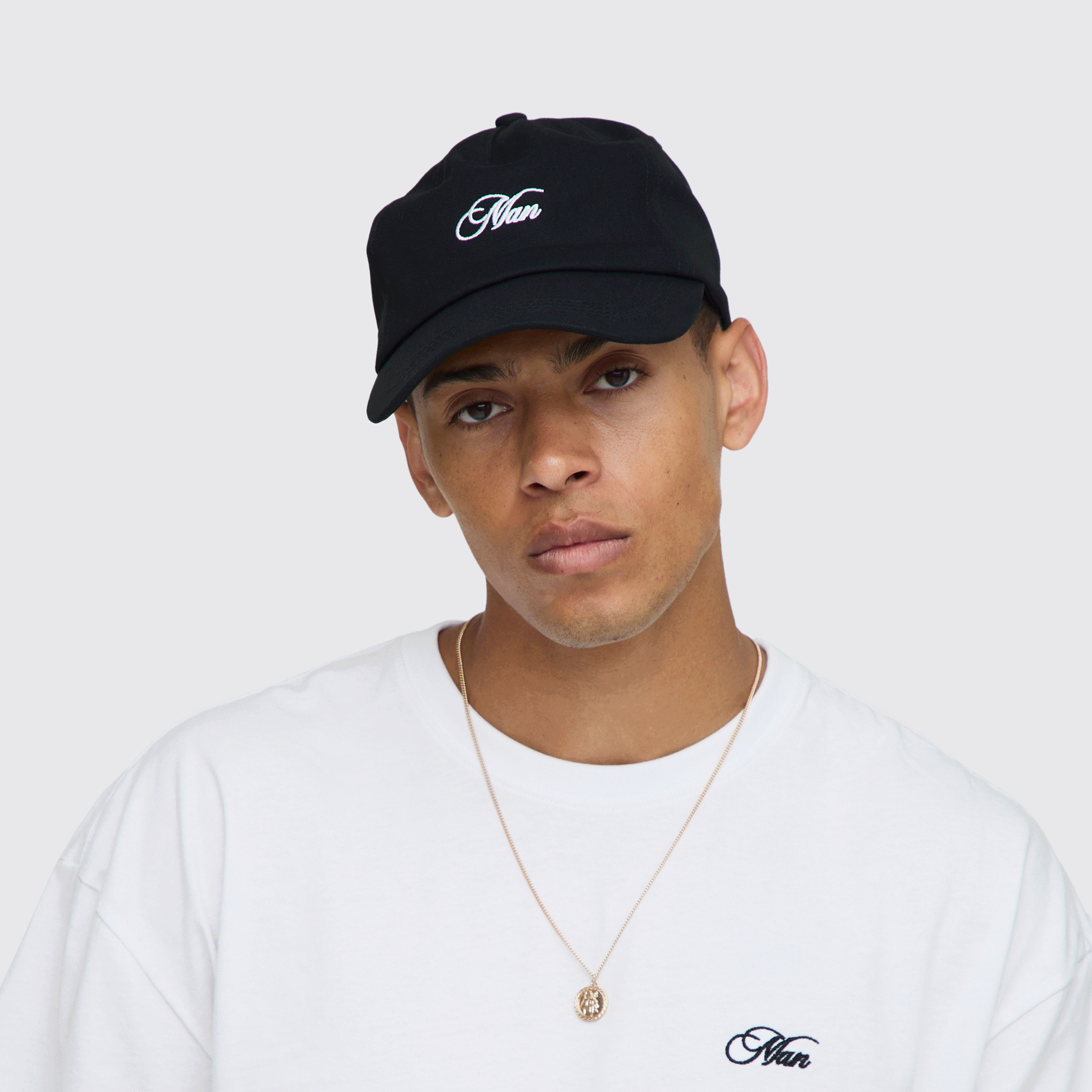 BOOHOOMAN Man Twill Embroidered Cap
