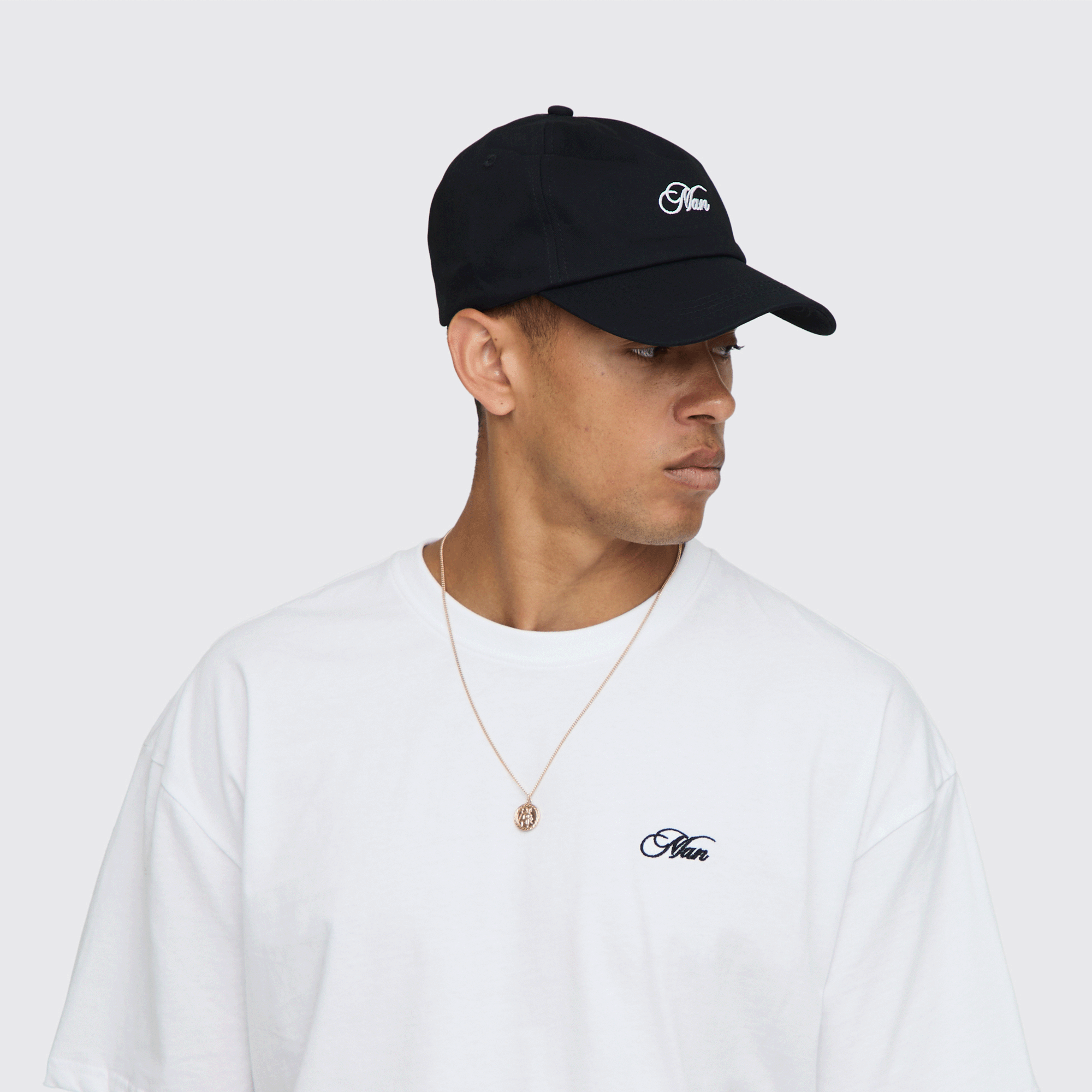 BOOHOOMAN Man Twill Embroidered Cap