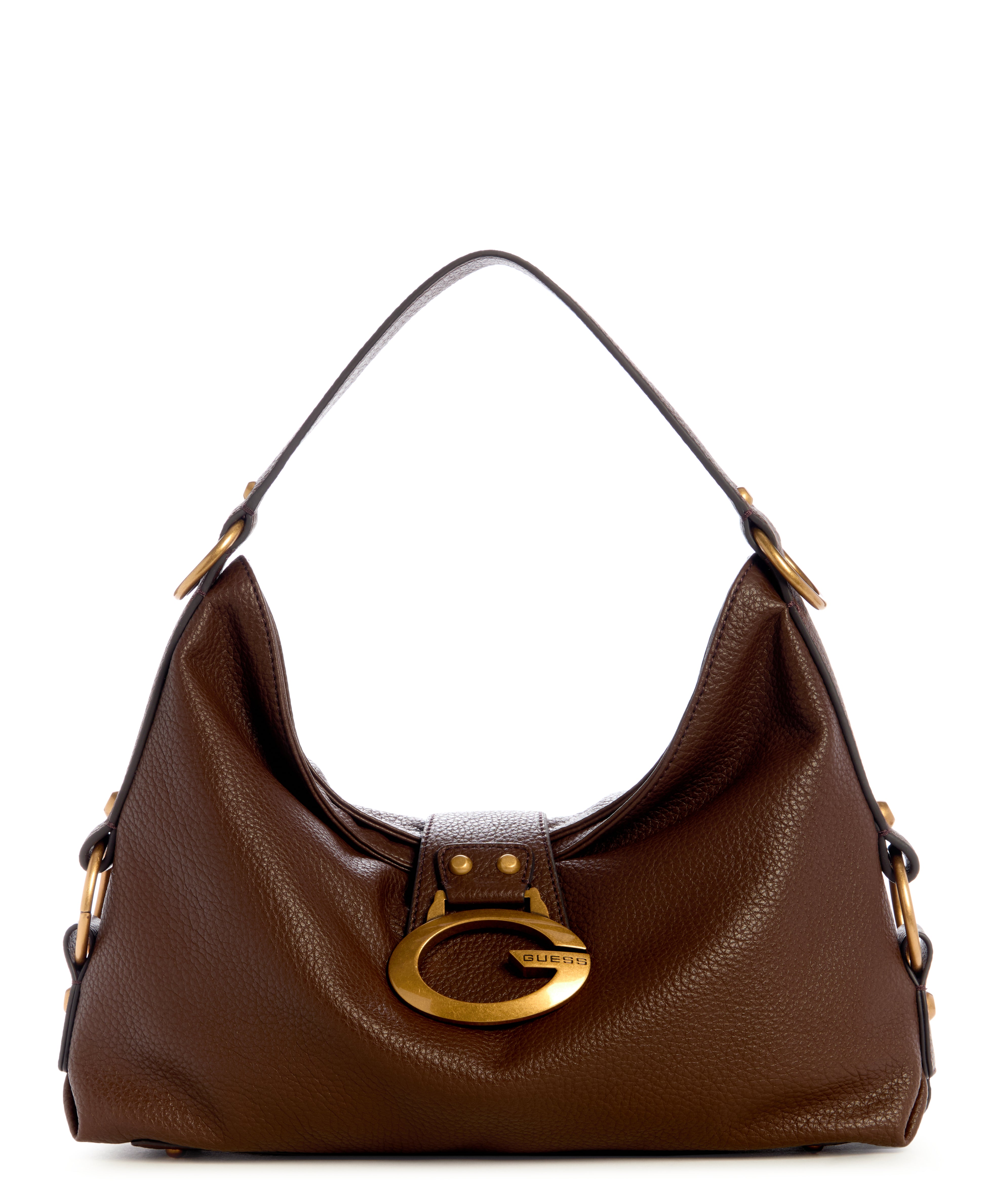 GUESS Brown Camden Shoulder Bag