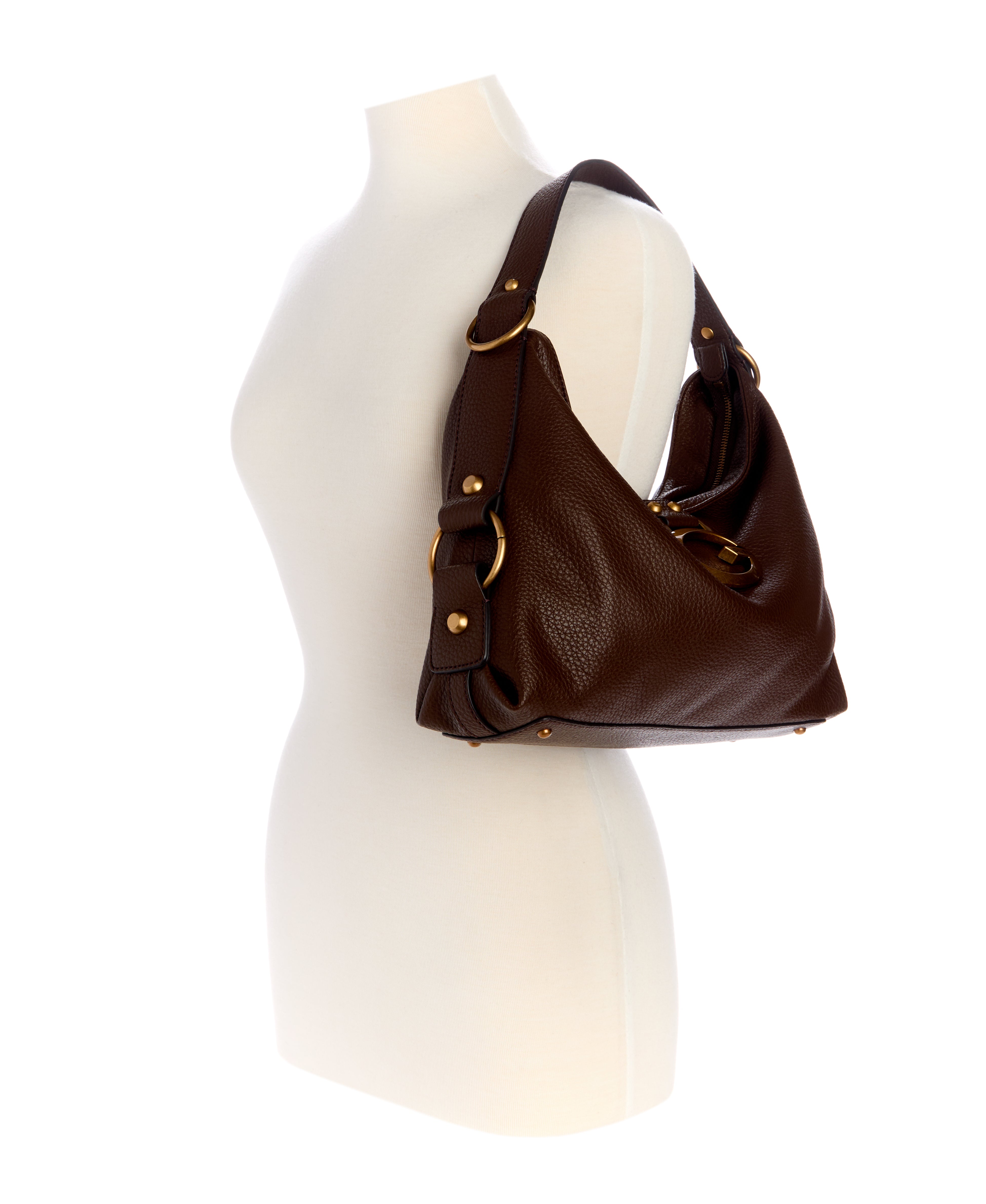 GUESS Brown Camden Shoulder Bag