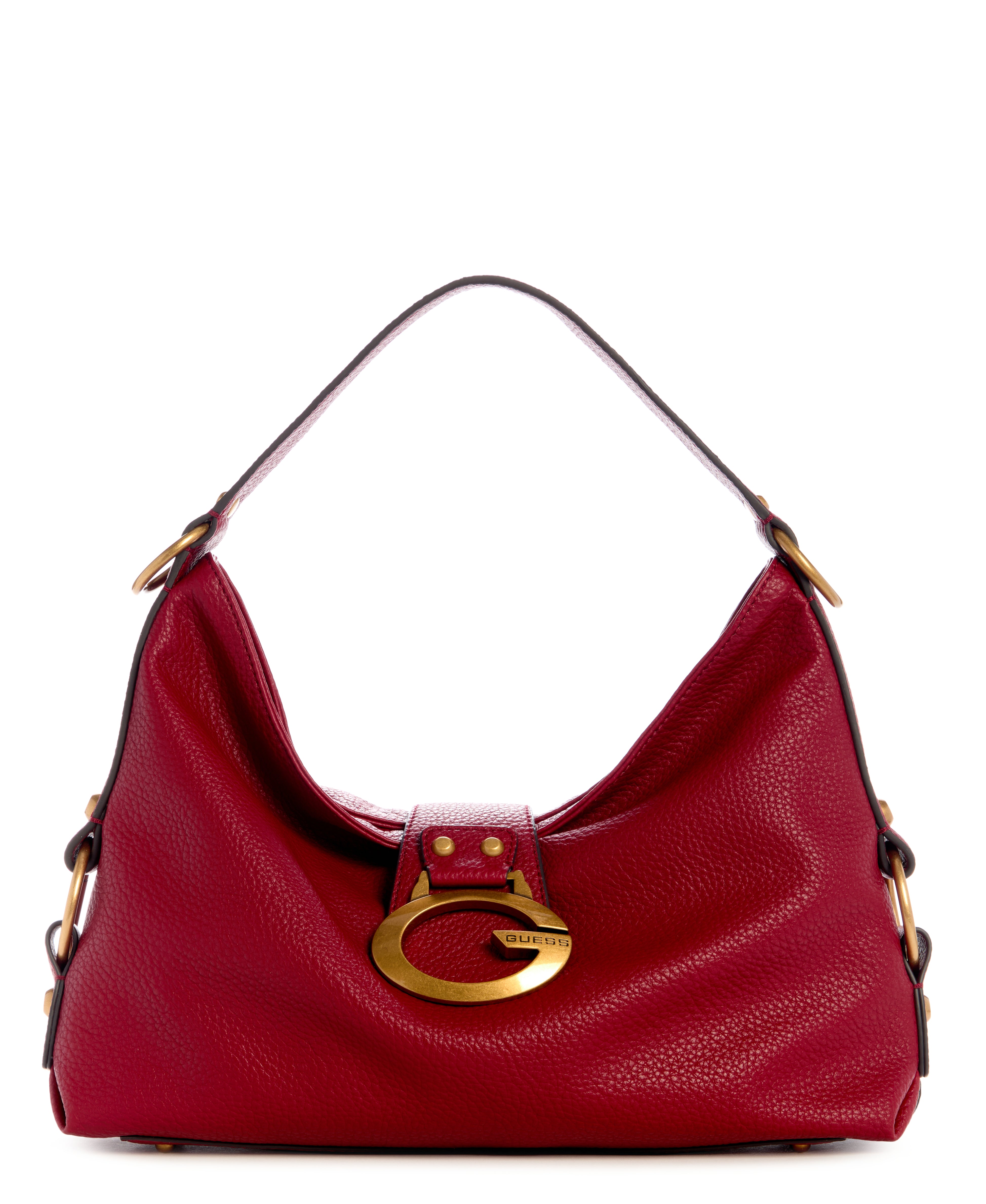 GUESS Red Camden Shoulder Bag