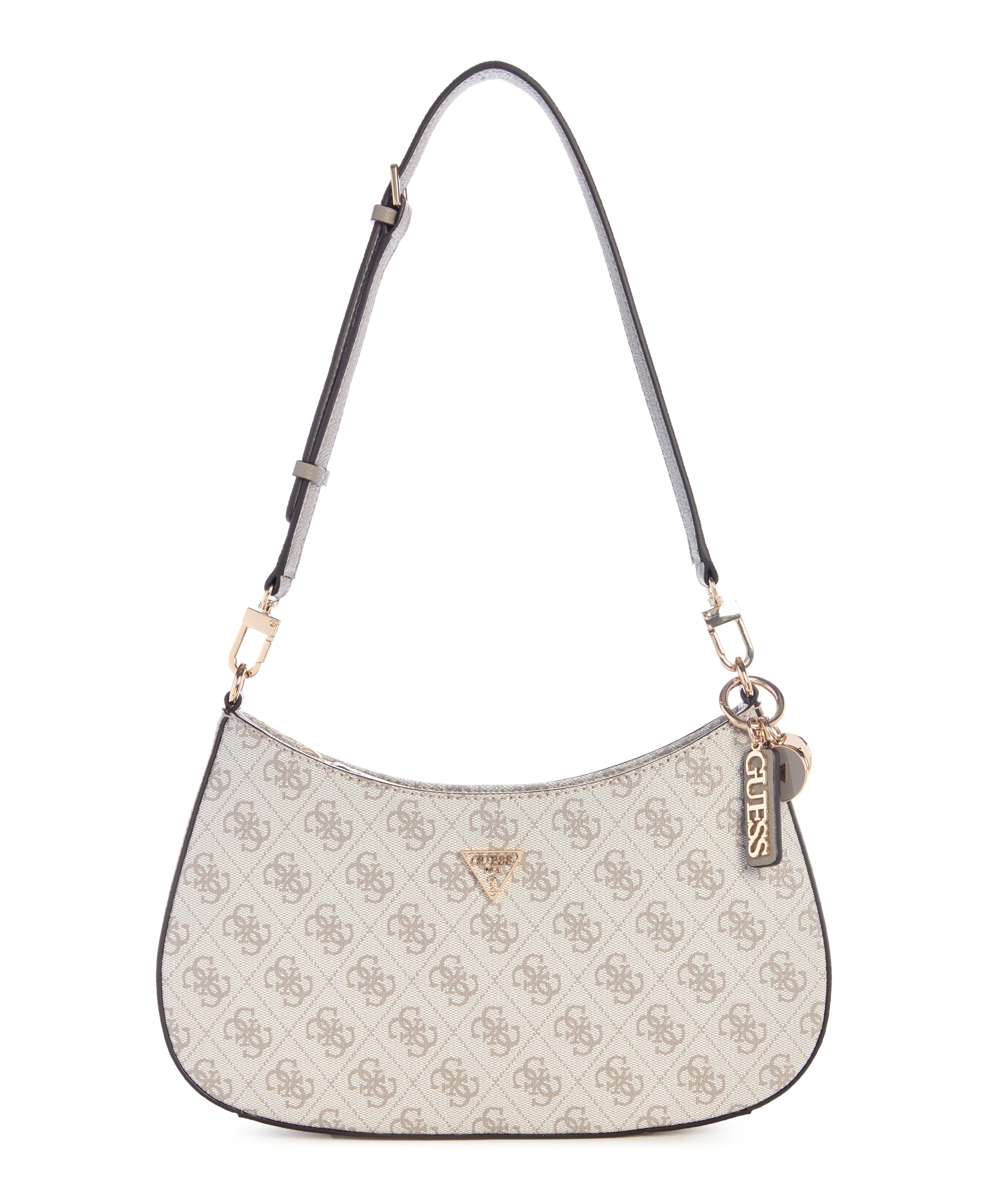 GUESS Noelle Logo Top Zip Shoulder Bag