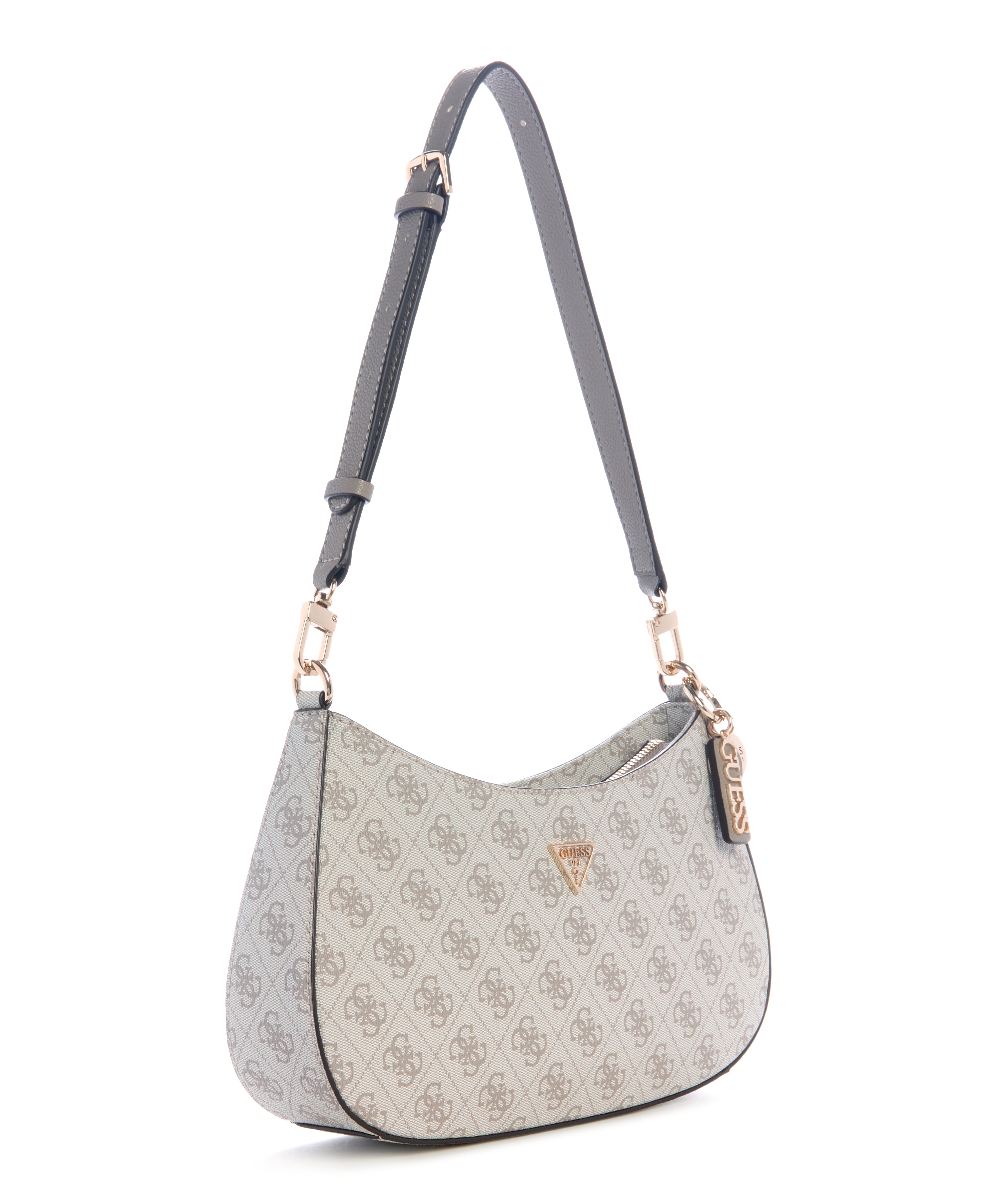 GUESS Noelle Logo Top Zip Shoulder Bag