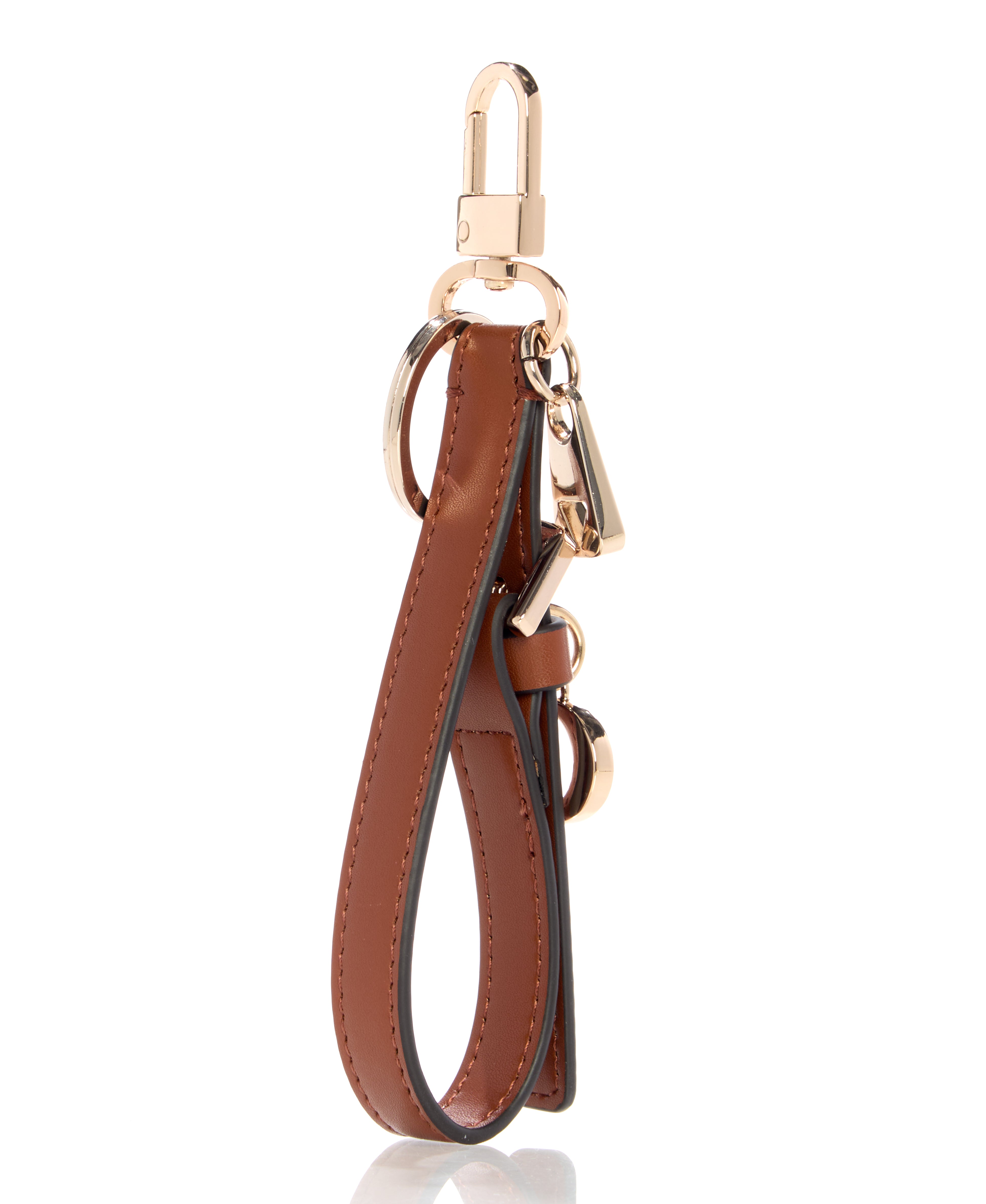 GUESS Brown Wristlet Keychain