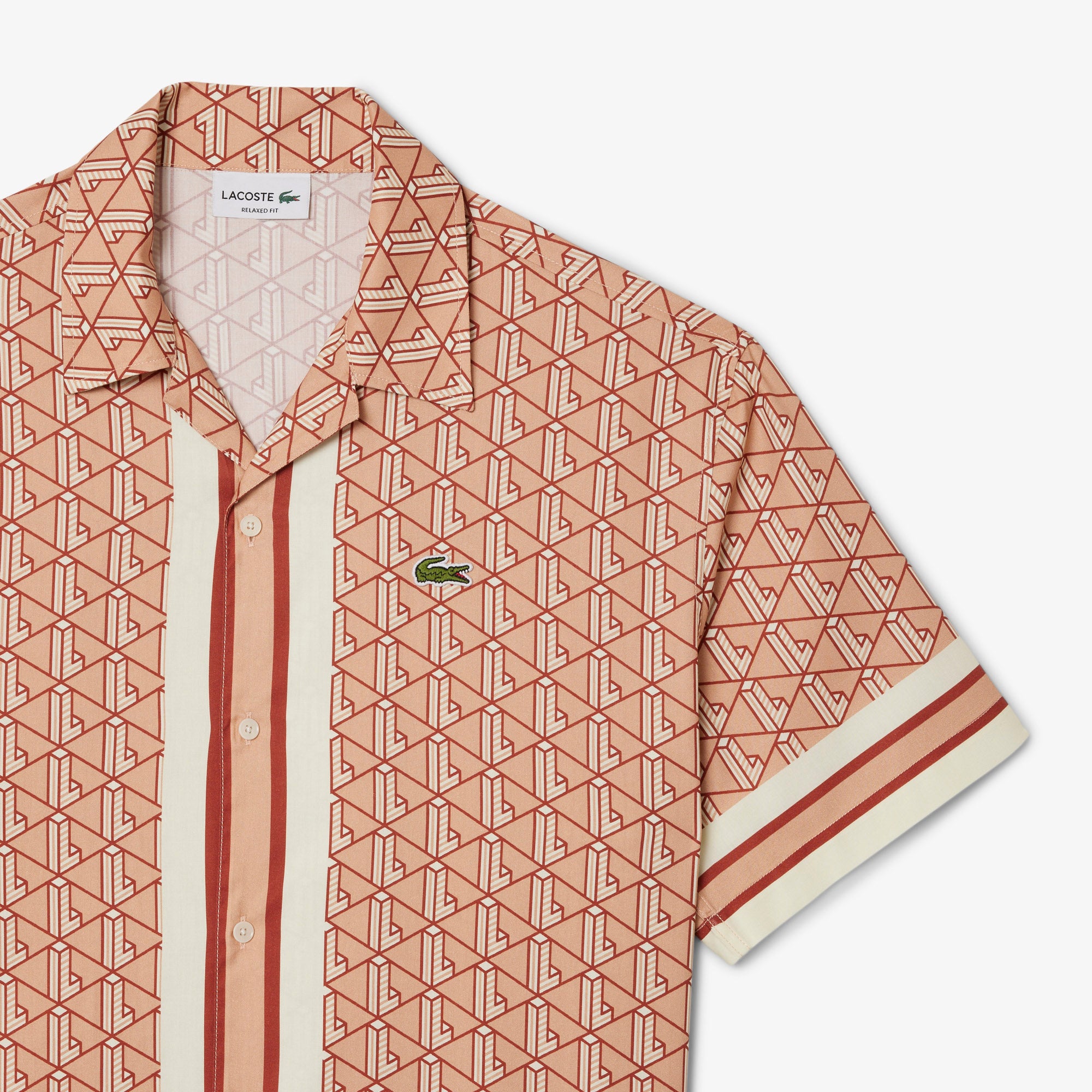Lacoste Men Straight Cut Monogram Shirt