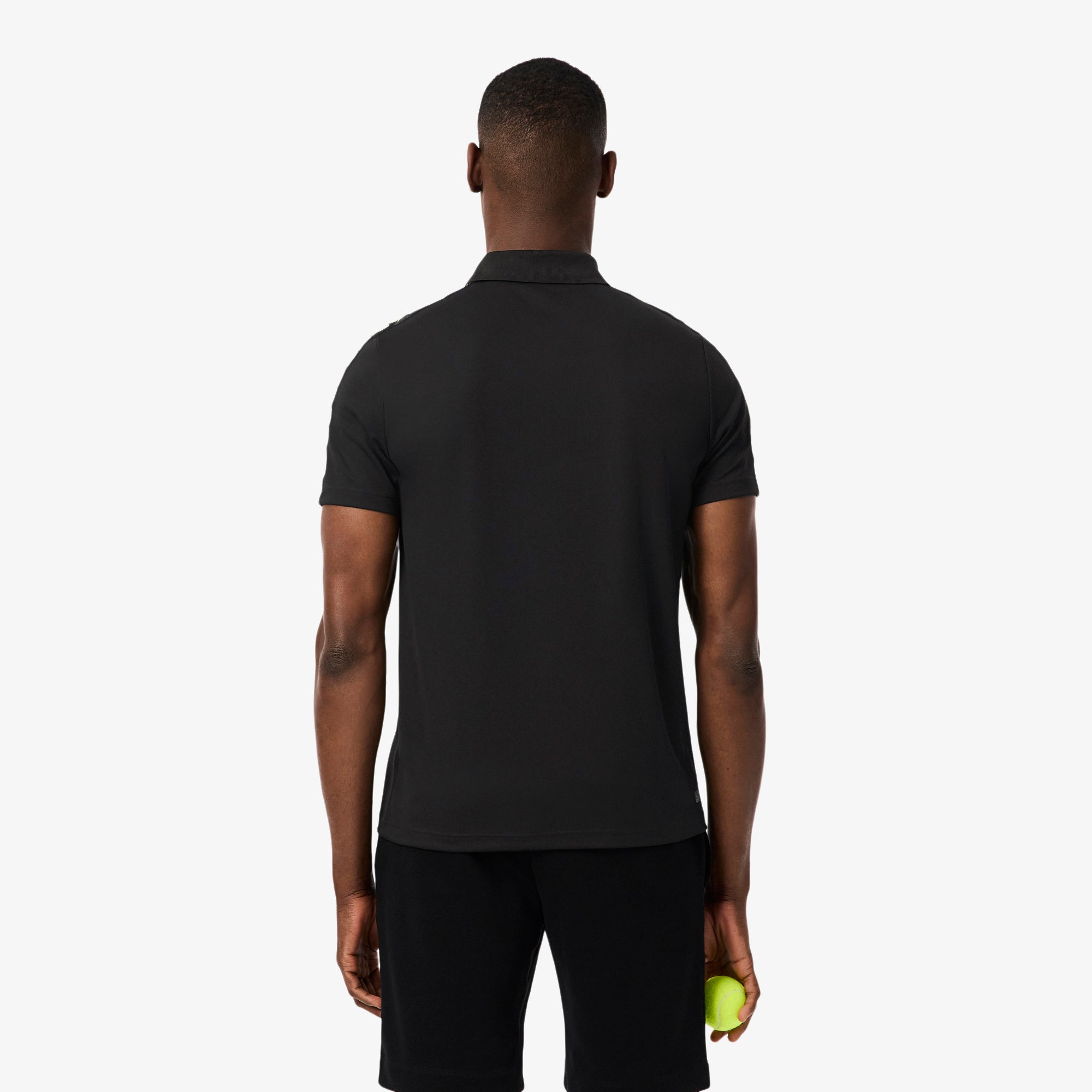 LACOSTE Ultra Dry Branded Stripe Tennis Polo Shirt