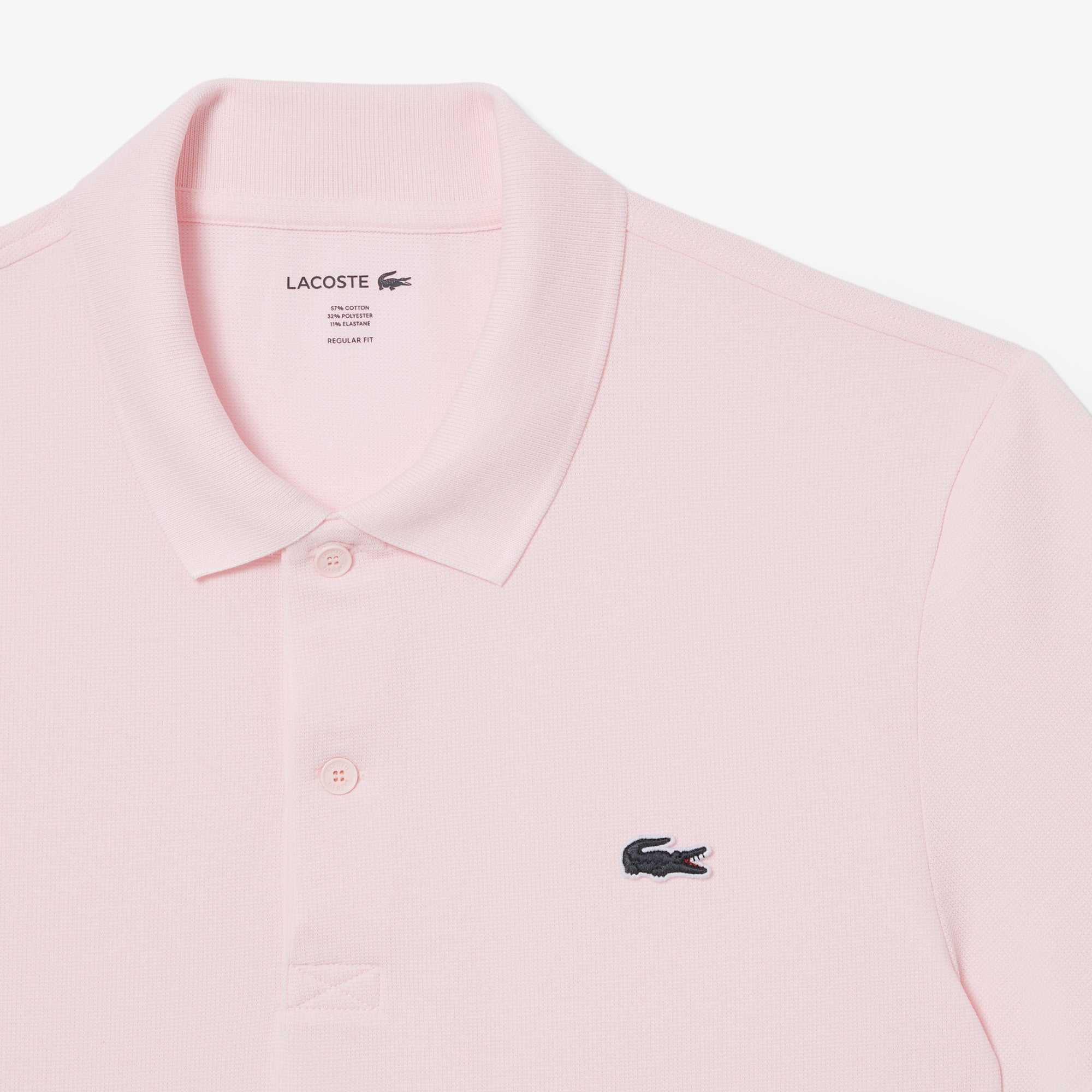 LACOSTE Regular Fit Cotton Blend Polo Shirt