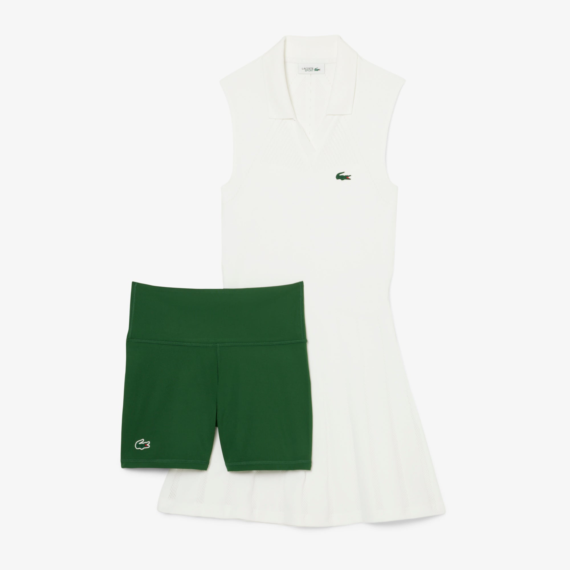 LACOSTE Women's Stretch Tennis Dress & Shorts