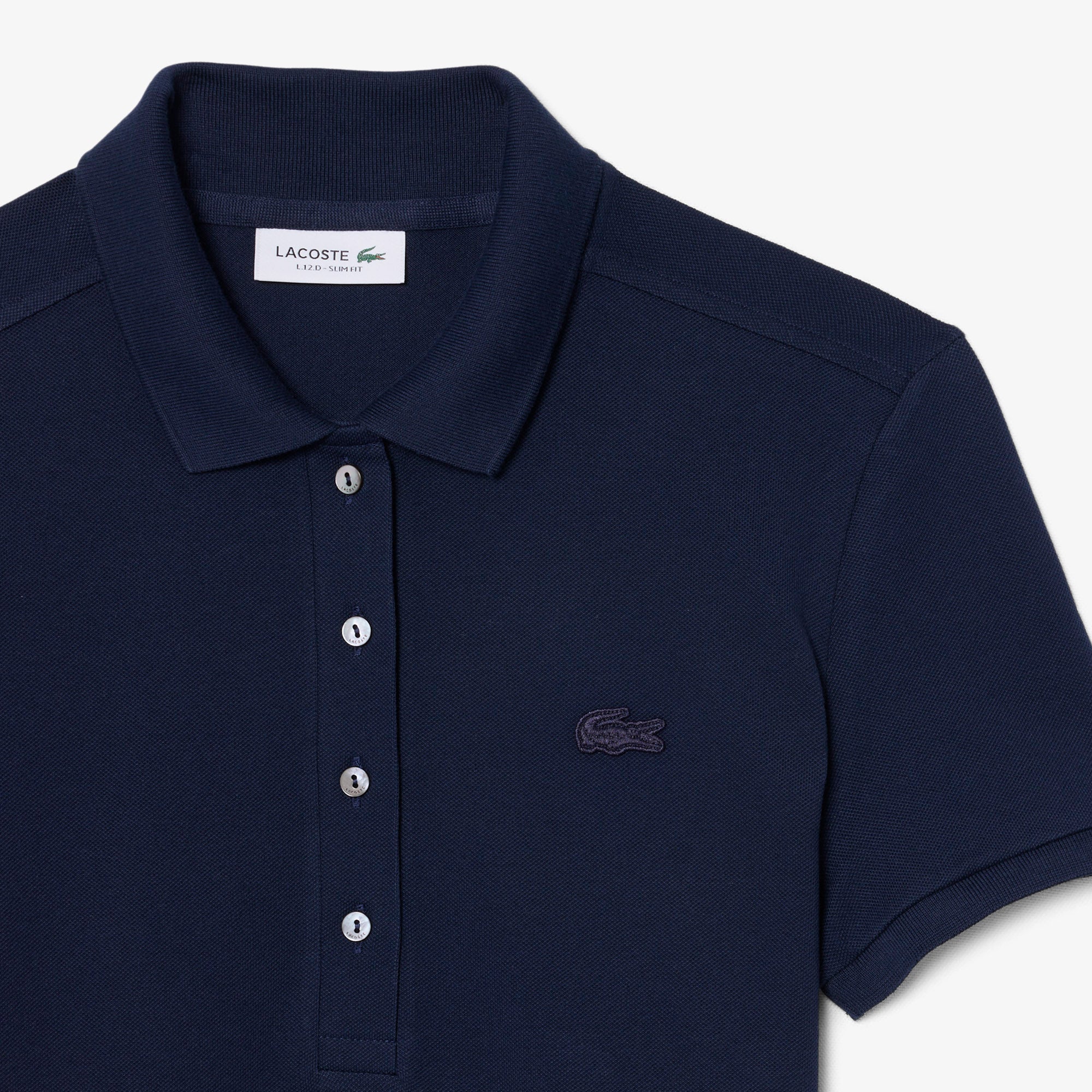 LACOSTE Women's Slim Fit Stretch Mini Piqué Polo Dress