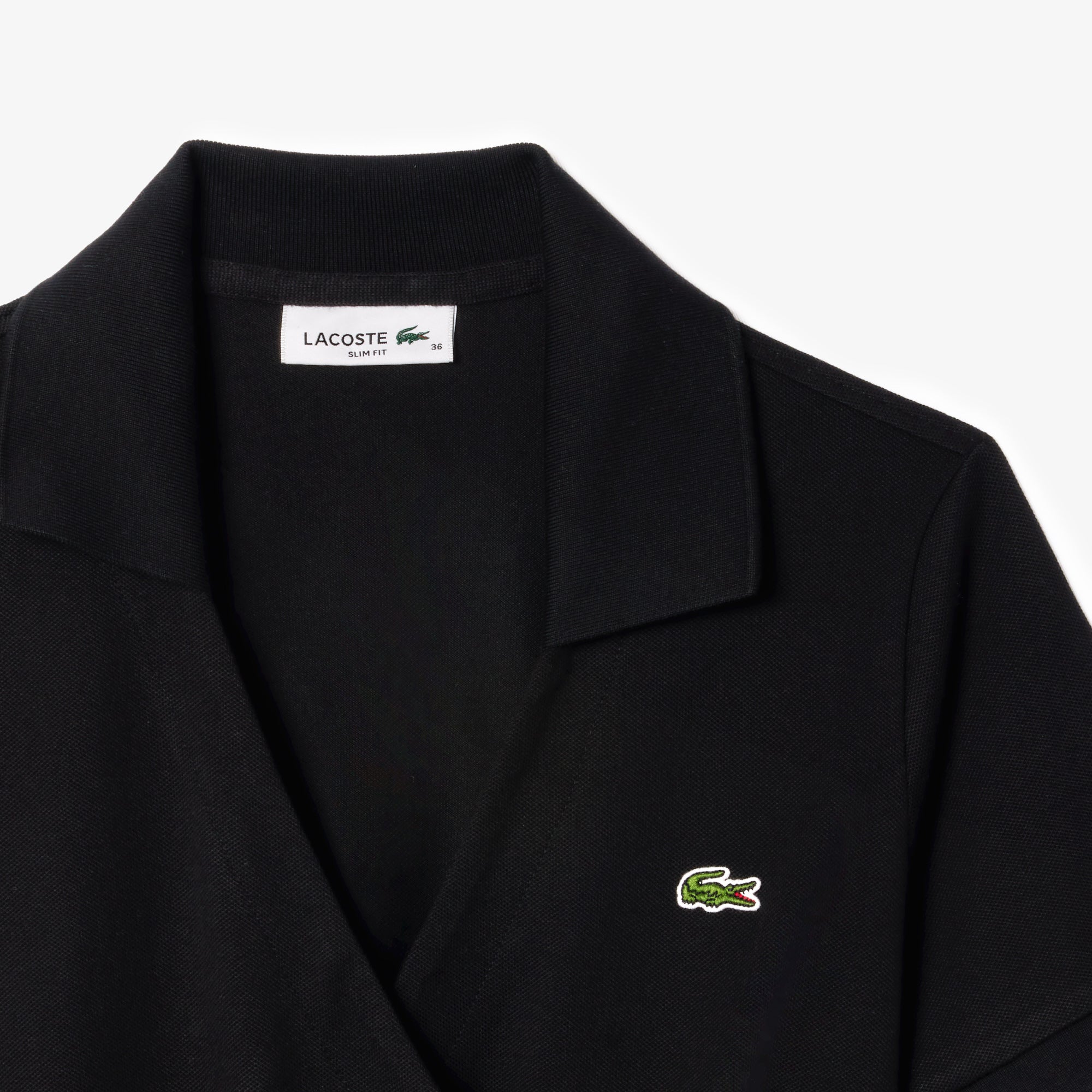 LACOSTE Women's Stretch Mini Piqué Wrap Dress