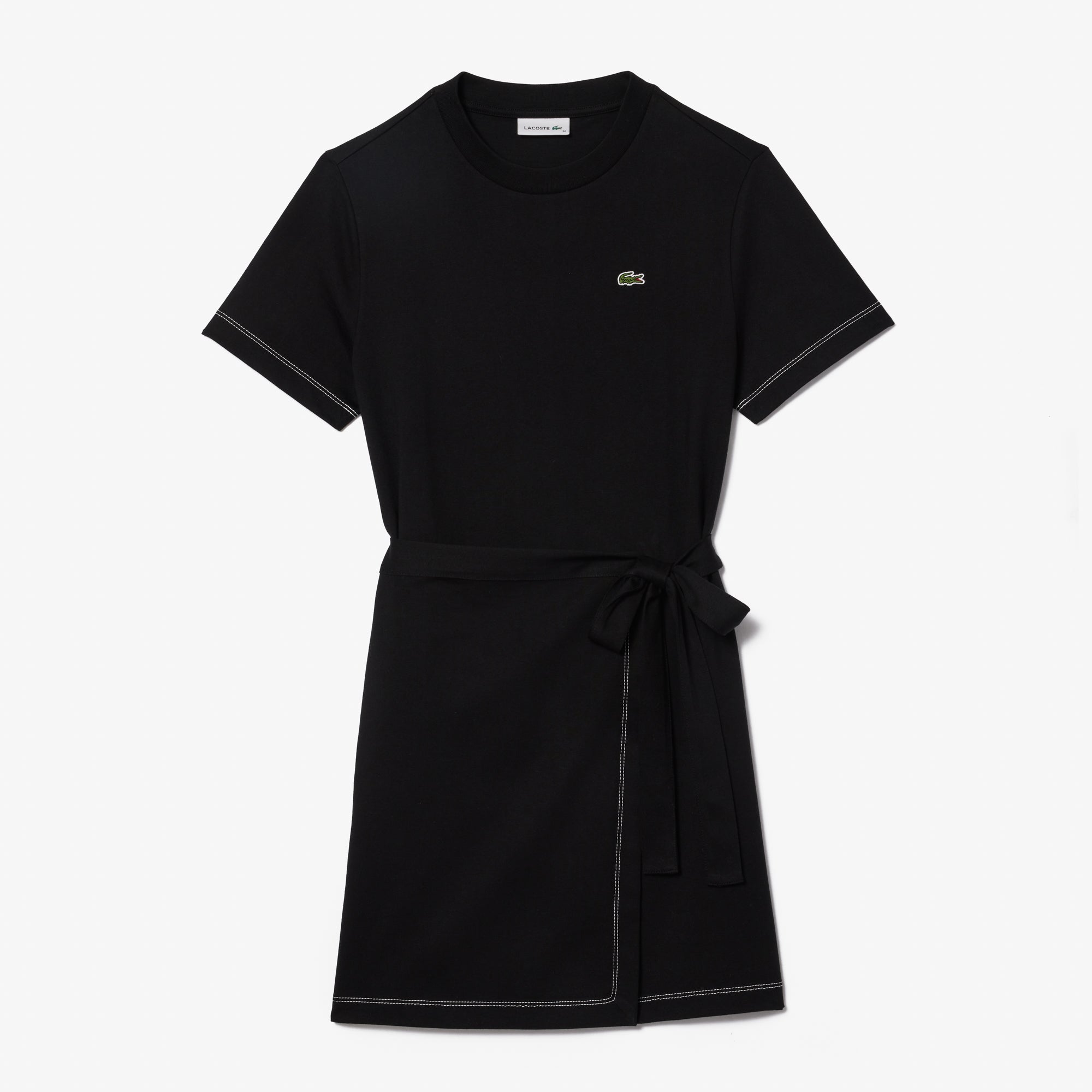 Lacoste Oversized Cotton Short-Sleeved Dress