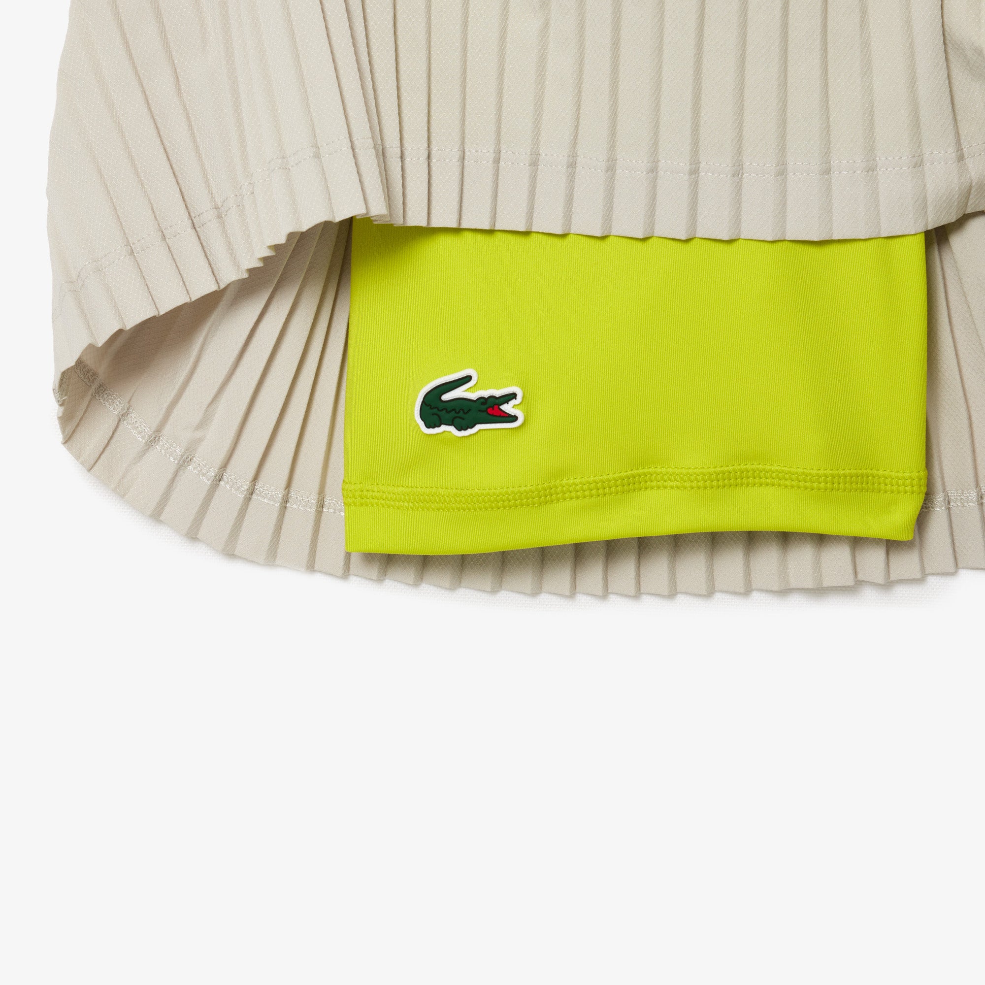 LACOSTE Women's Ultra Dry Tennis Dress with Removable Liner
