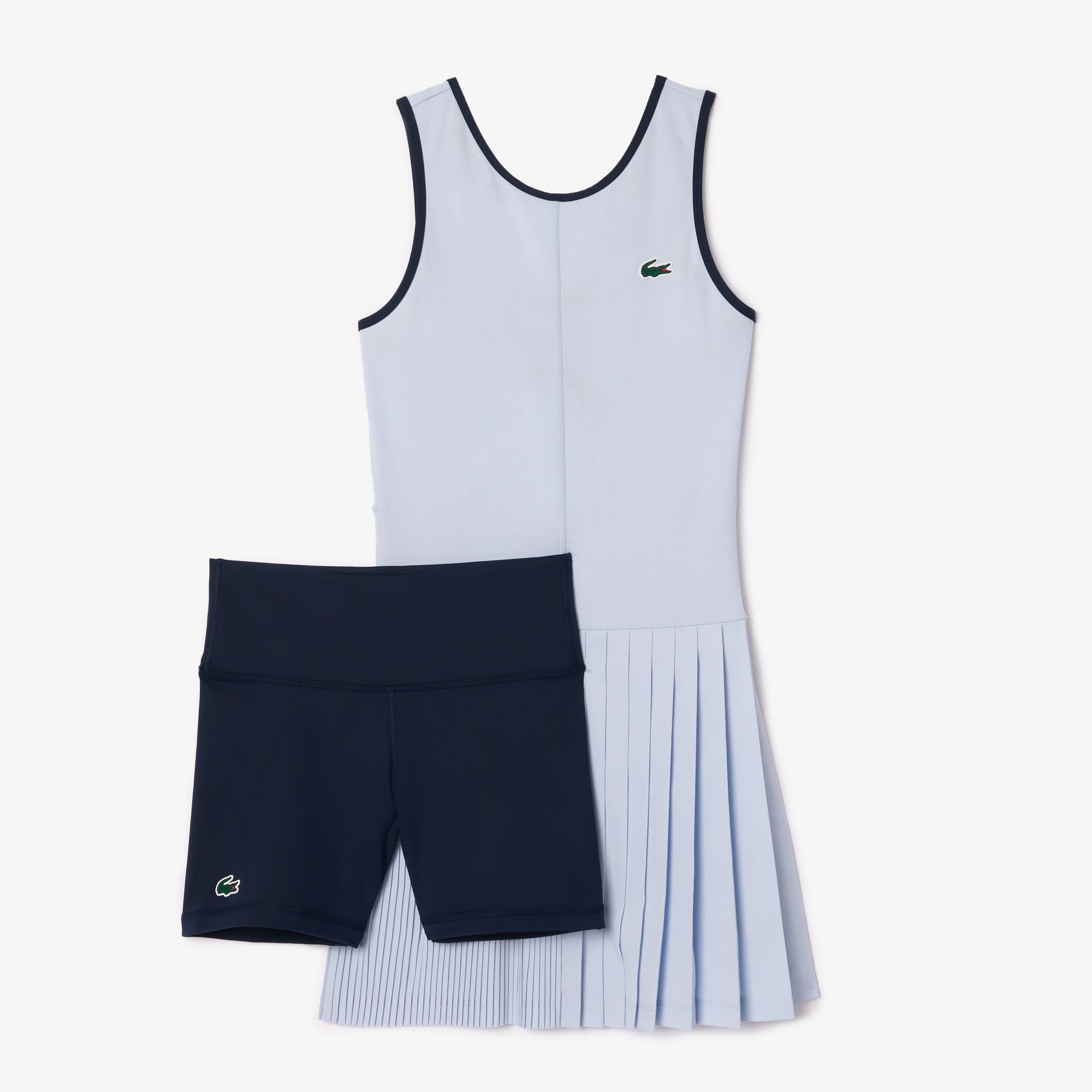 LACOSTE Women's Ultra Dry Tennis Dress with Removable Liner
