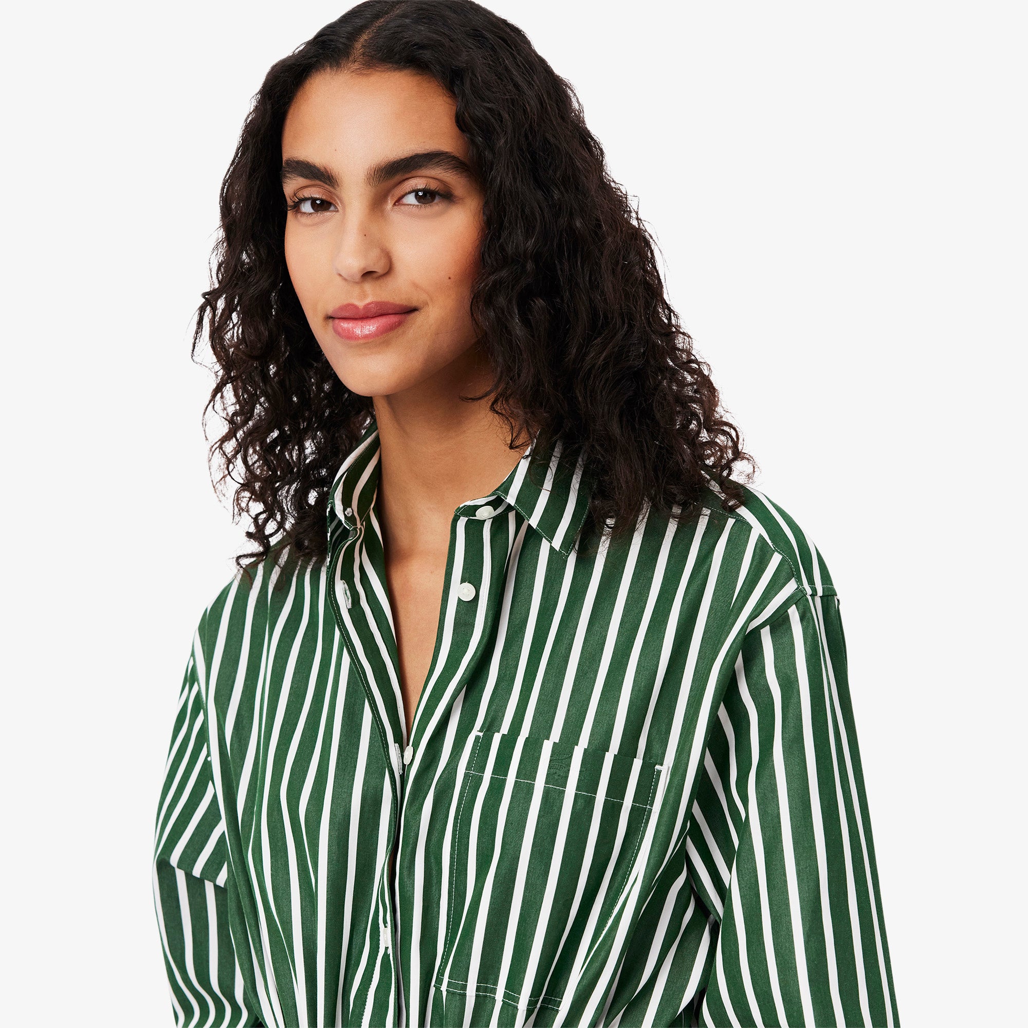 Lacoste Relaxed Fit Poplin Shirt Dress