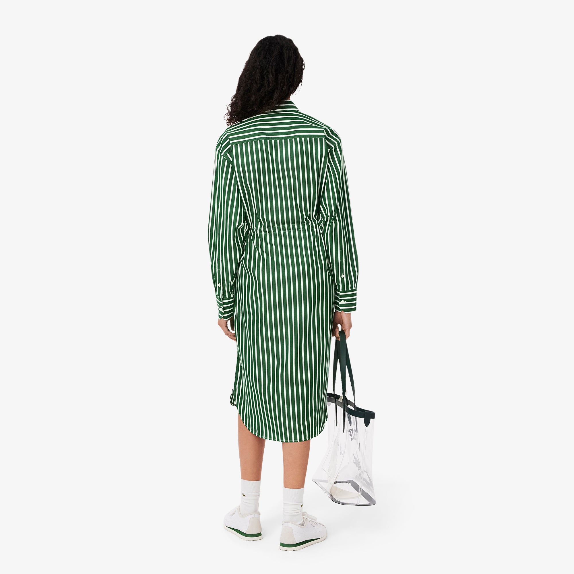 Lacoste Relaxed Fit Poplin Shirt Dress