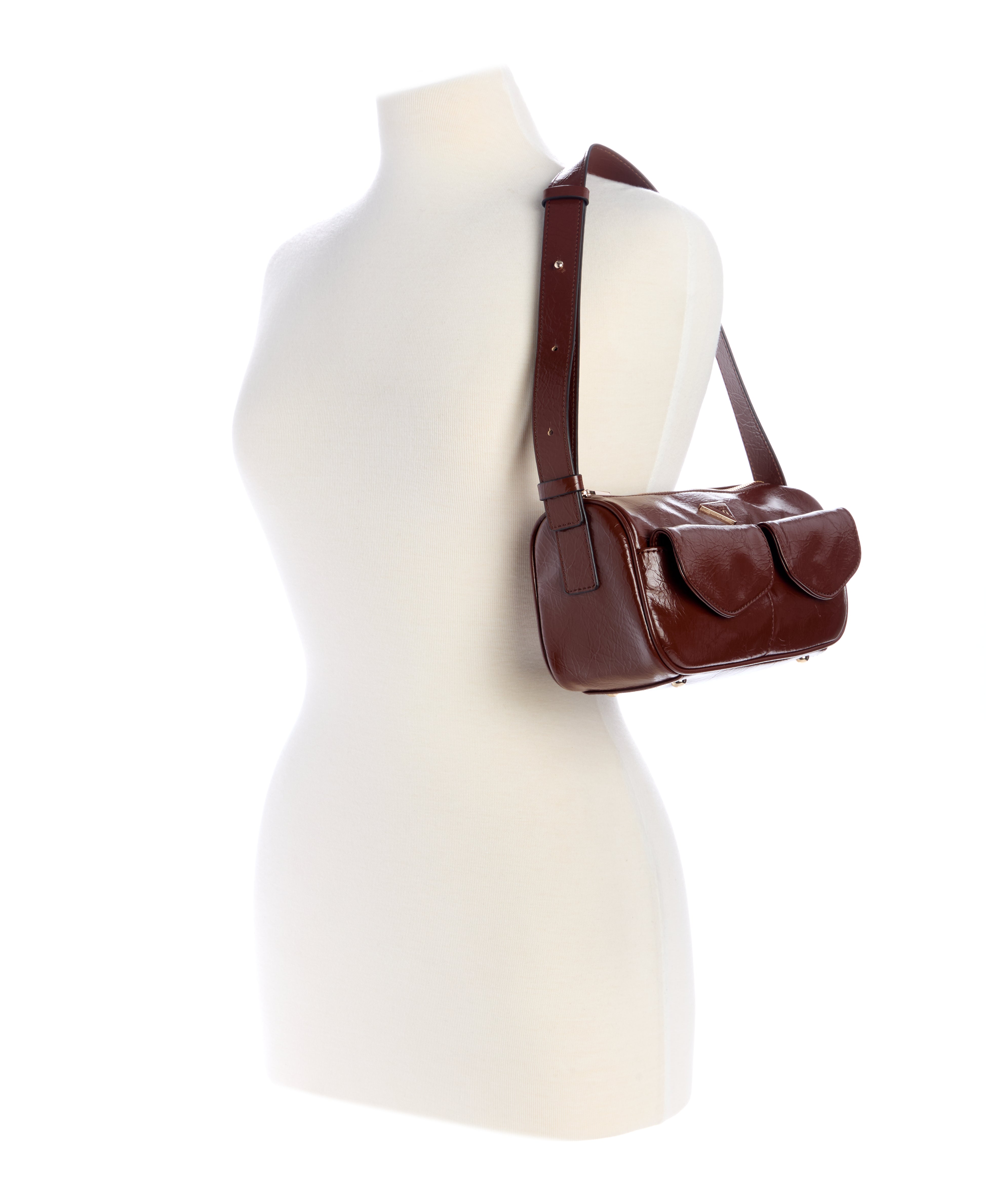 GUESS Waldena Small Top Zip Shoulder Bag