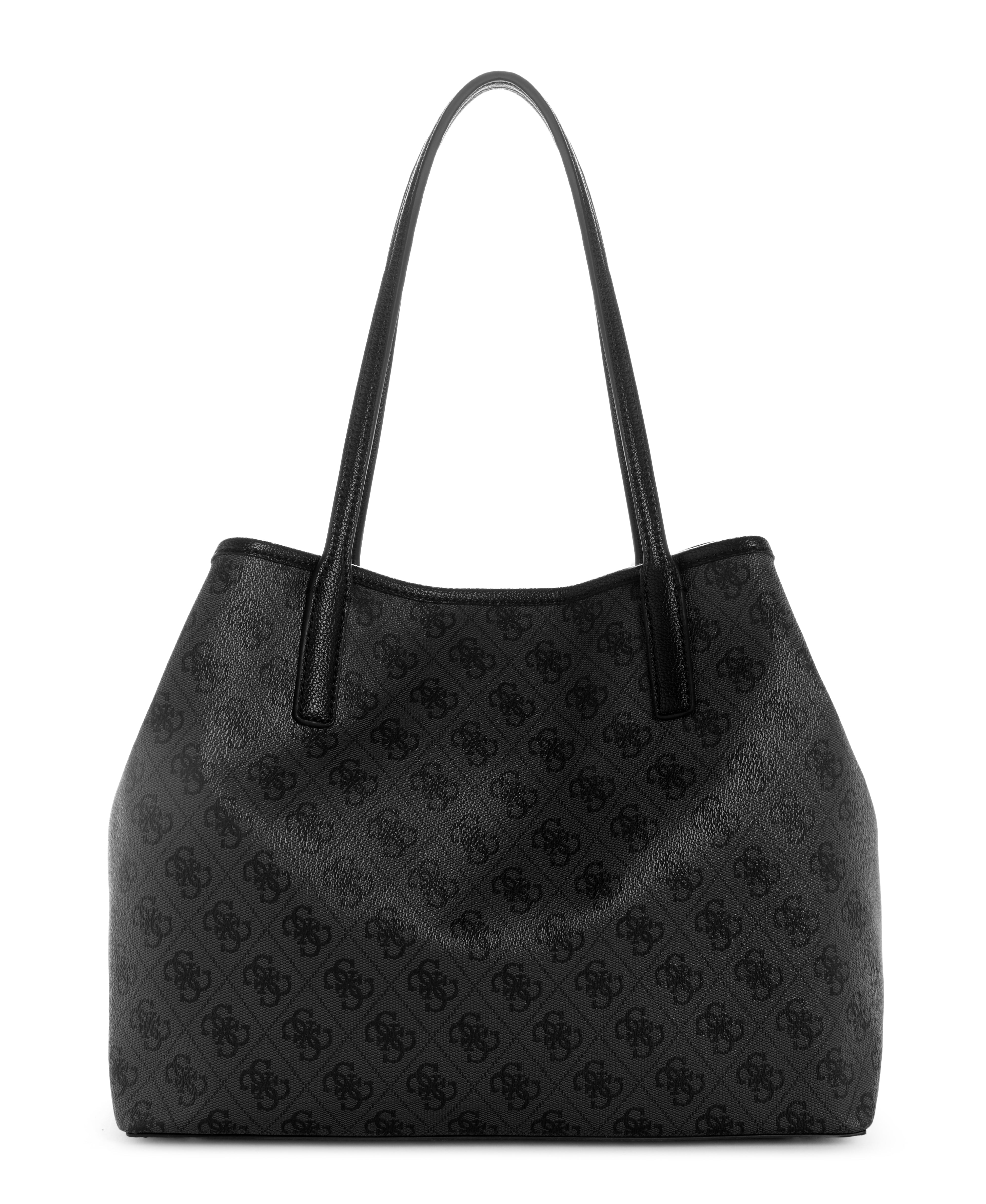 GUESSS Coal Black Logo Victtoria 2-in-1 Tote Bag