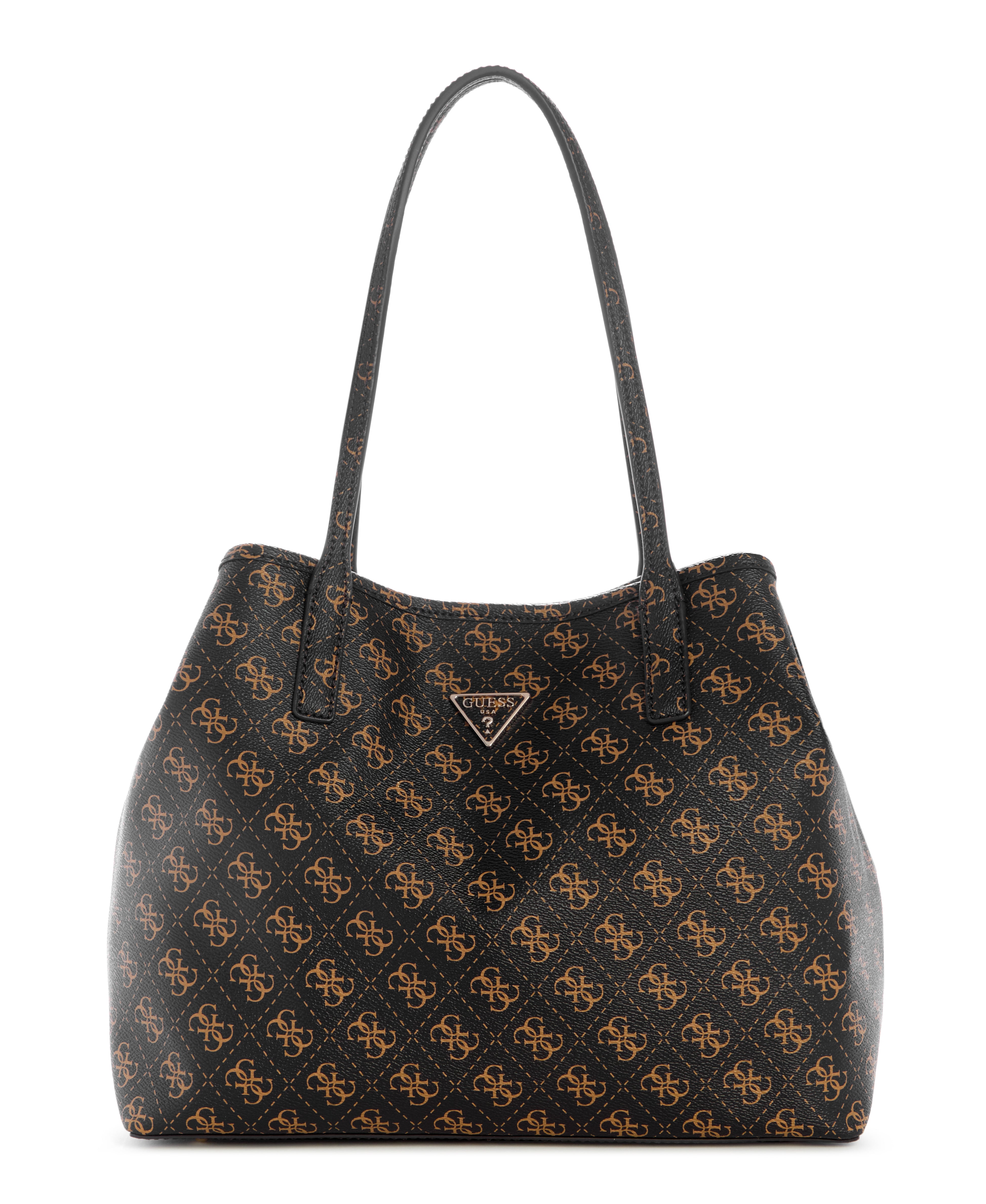 GUESSS Brown Logo Victtoria 2-in-1 Tote Bag