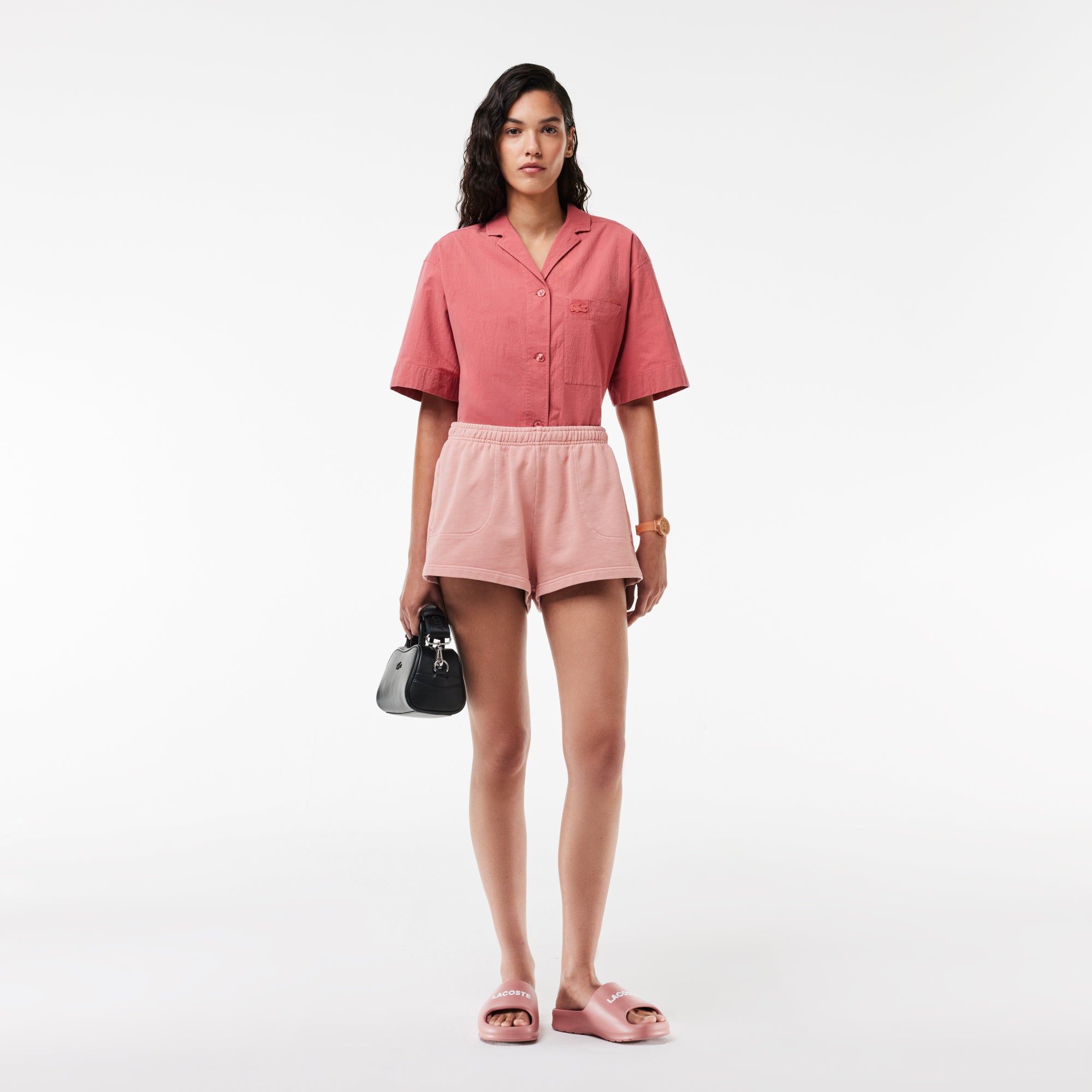 Lacoste Natural Dyed Short Cotton Fleece Shorts - Lacoste Apparel THE MIX