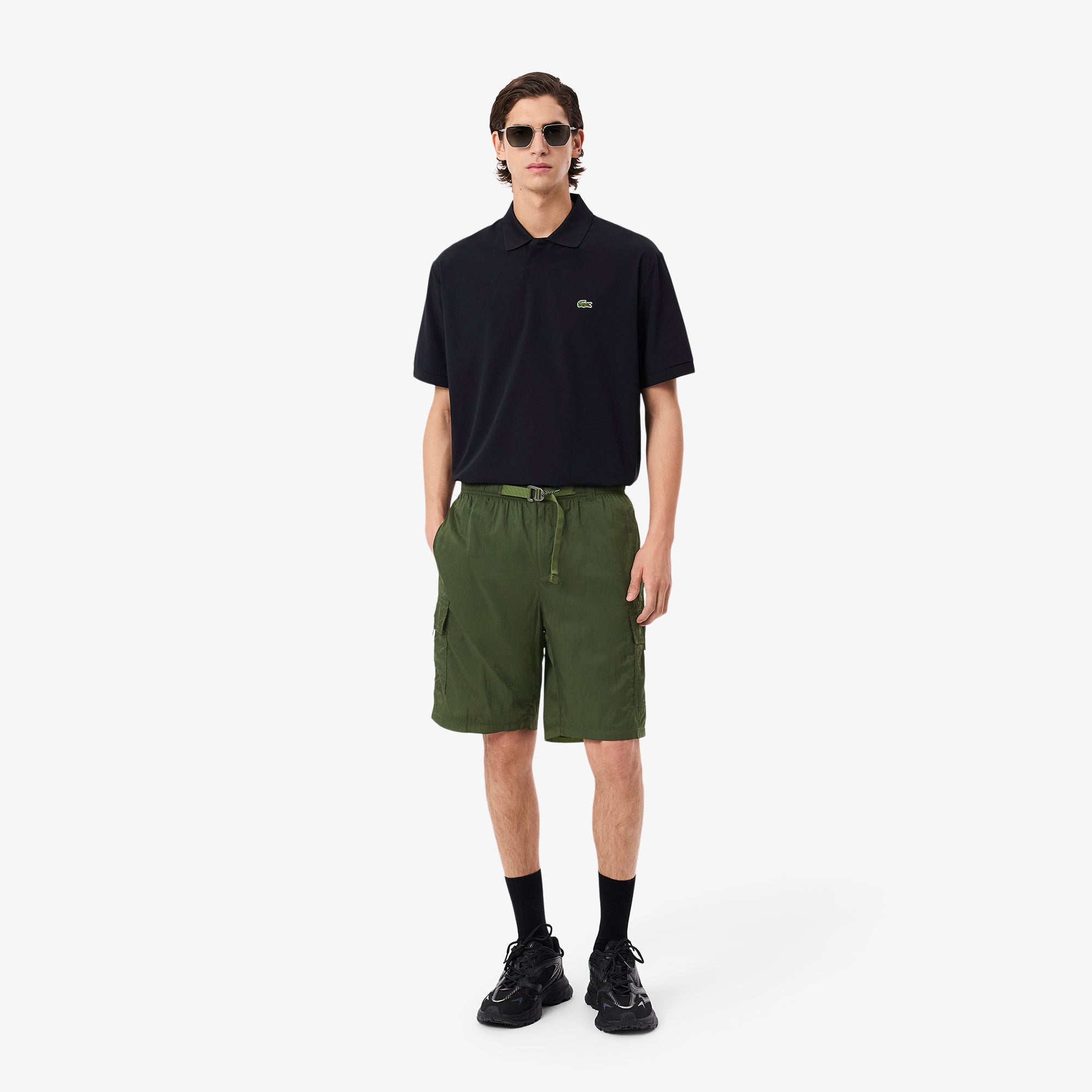 Lacoste Men Relaxed Fit Cargo Shorts