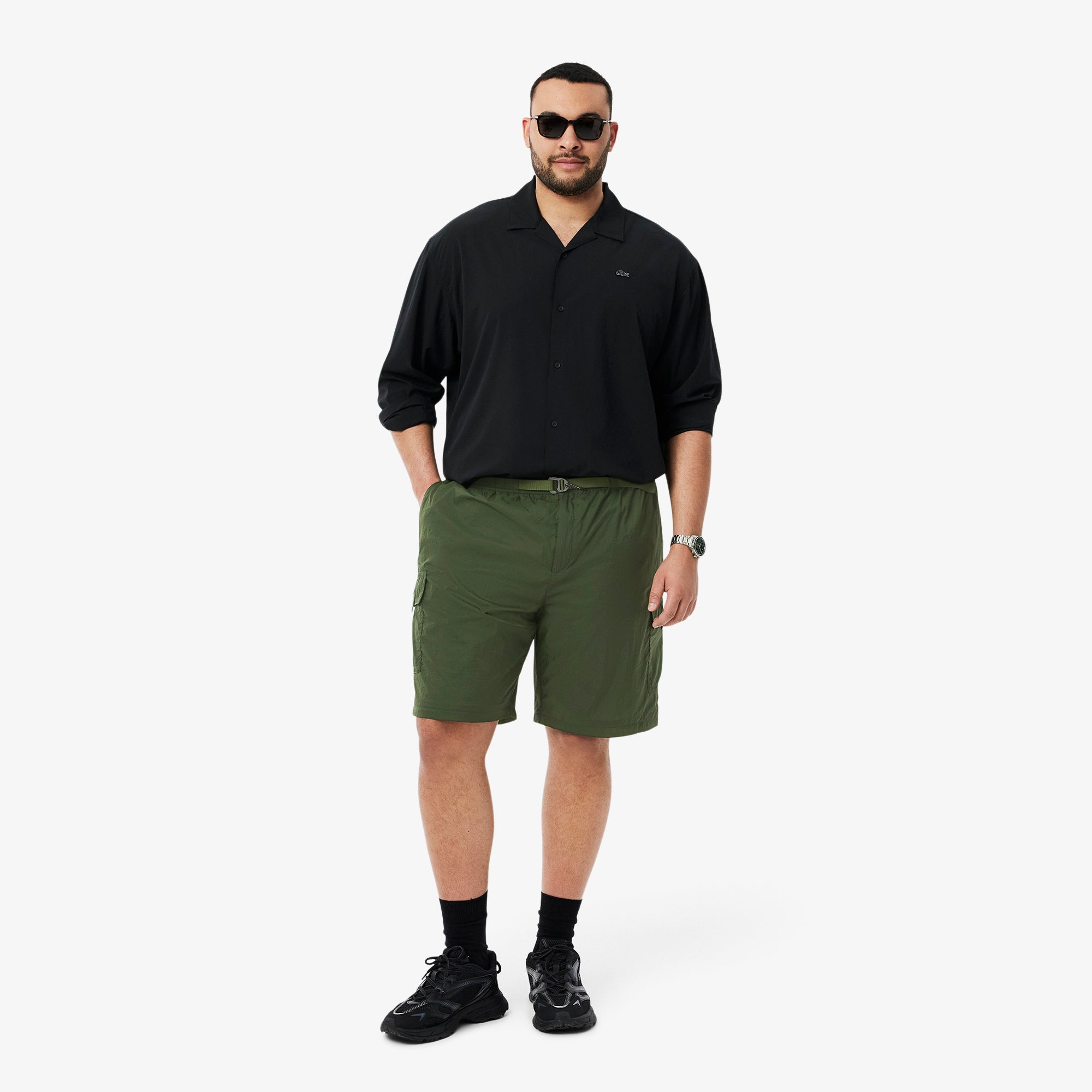 Lacoste Men Relaxed Fit Cargo Shorts
